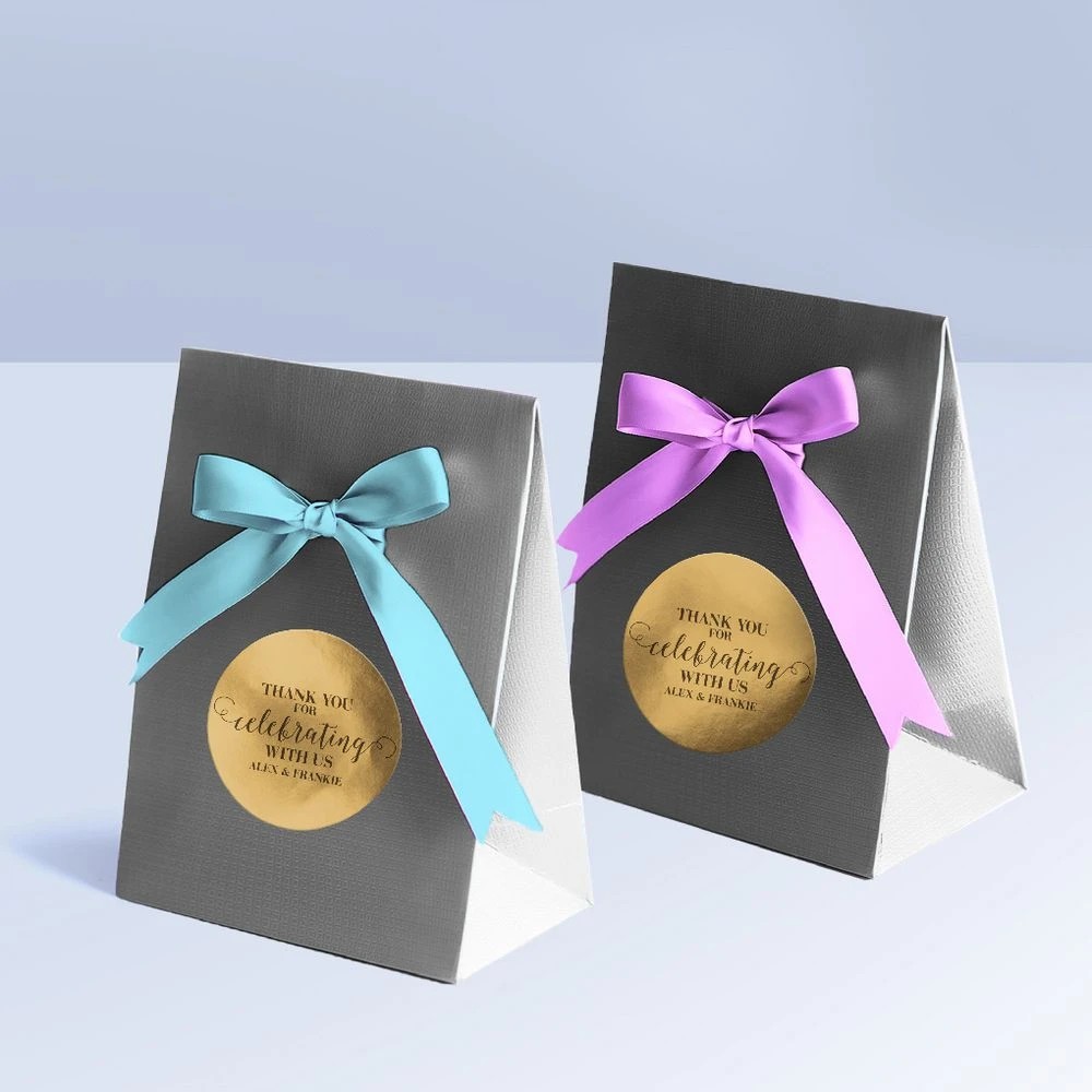 5 Avery 12UP Laser Round 60mm Labels Gold 5 Sheets, 5 of 5