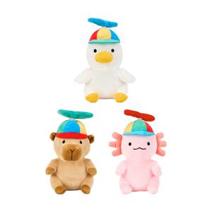 Spinning Head Plush Toy - Assorted