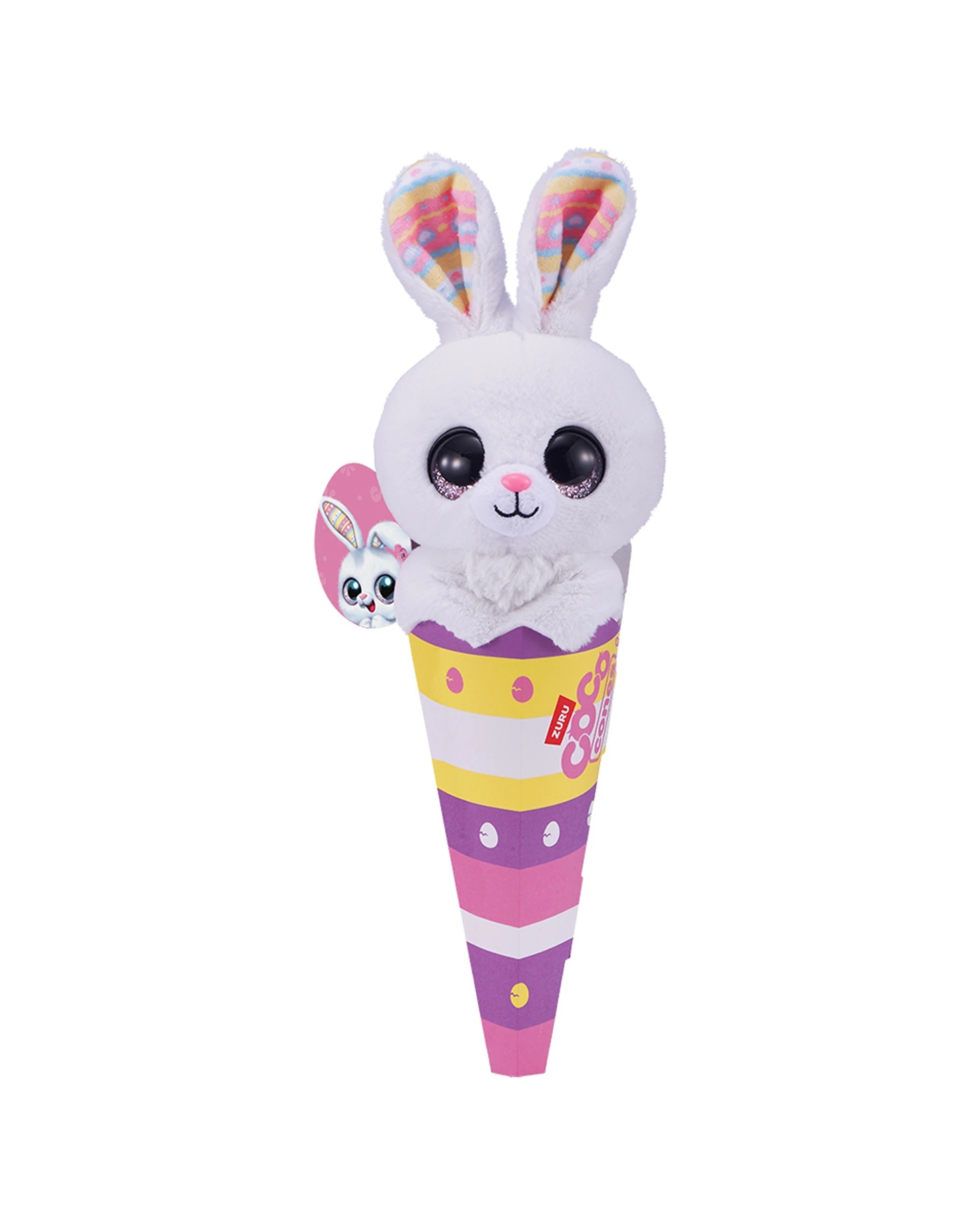 2 Zuru Coco Cones Bunny Animal Plush Toy Kids - Multi, 2 of 5