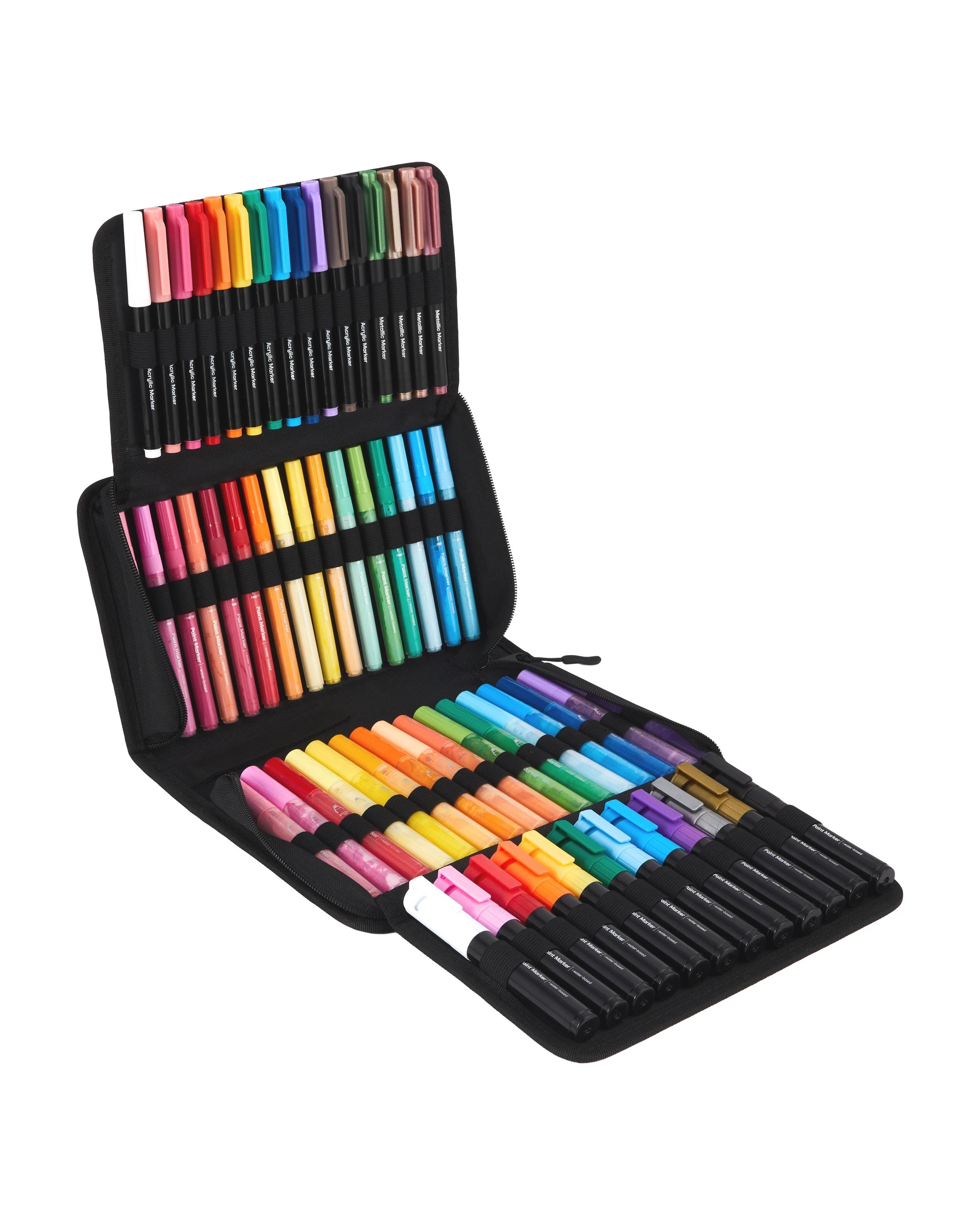 5 60 Pack Acrylic Paint Markers with Assorted Tips, 5 of 10