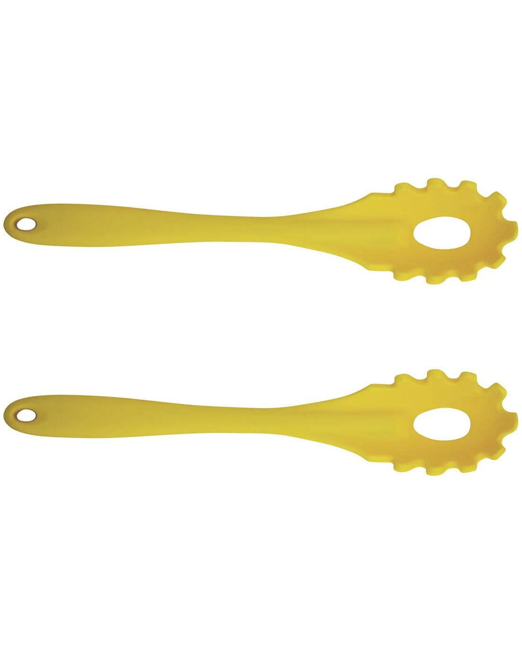 1 Avanti 2PK 28cm Silicone Spaghetti Spoon Kitchen Serving Utensil Heat Resistant - Yellow, 1 of 1