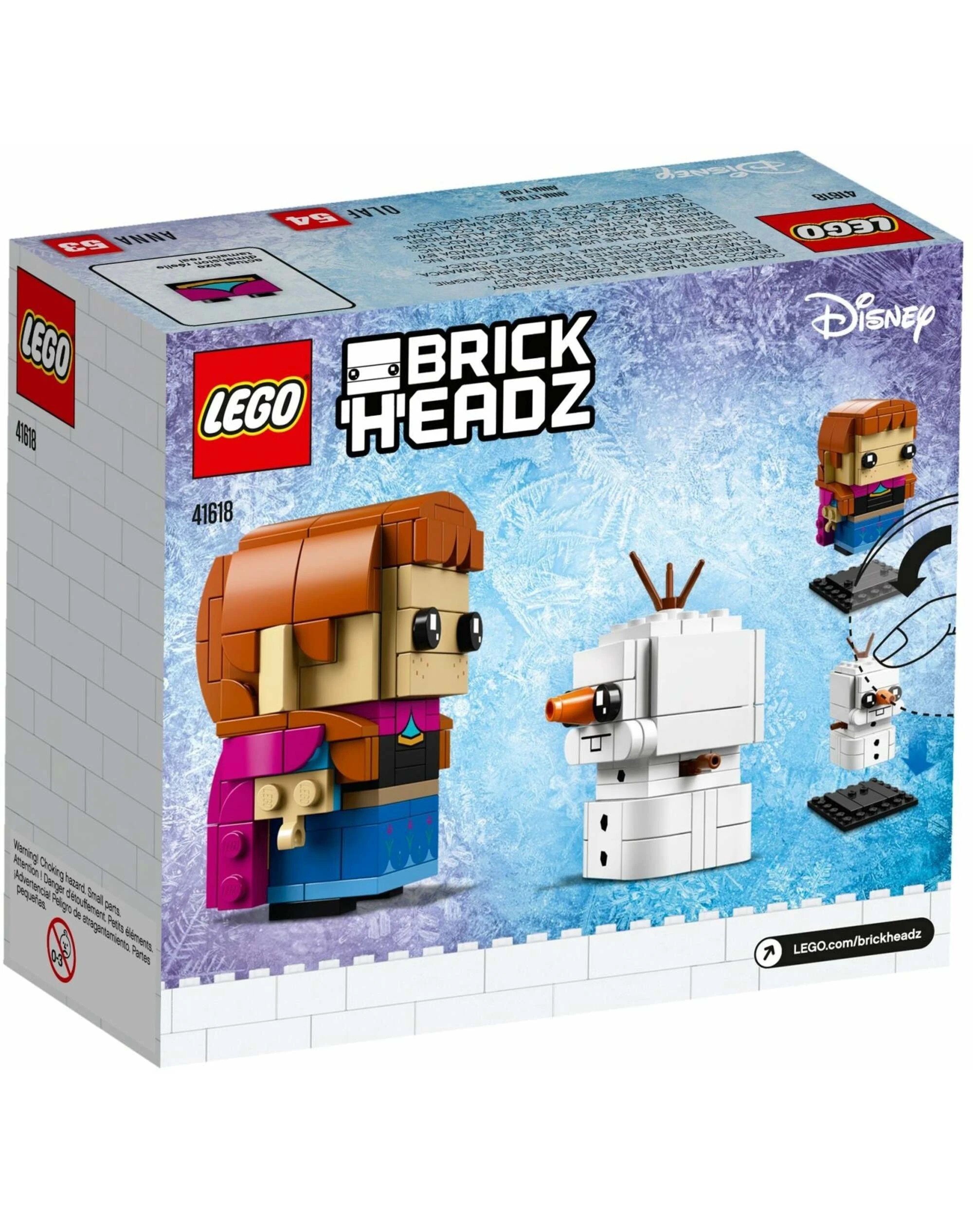 4 LEGO 41618 Brickheadz Anna & Olaf, 4 of 4