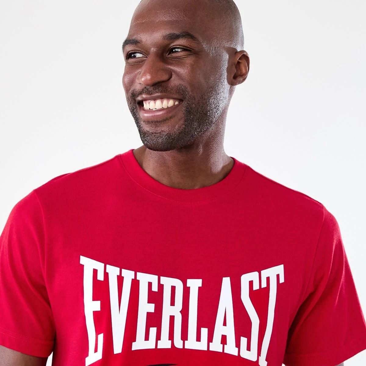 4 Everlast Mens Boxing T-shirt EVER CRIMSON RED, 4 of 6