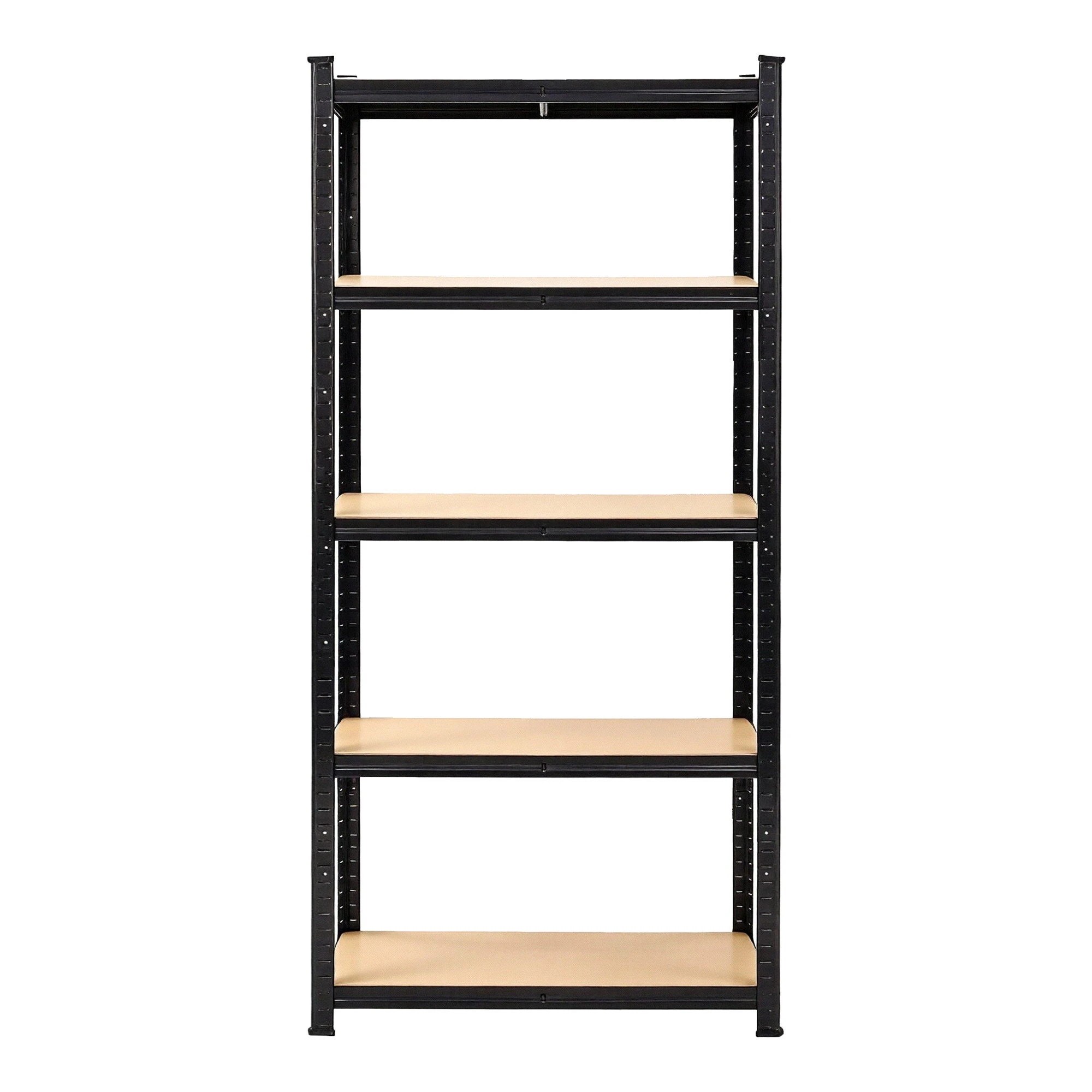 1 Giantz Garage Shelving 1.5X0.7m Warehouse Shelves Storage Rack Pallet Racking - Black, 1 of 7