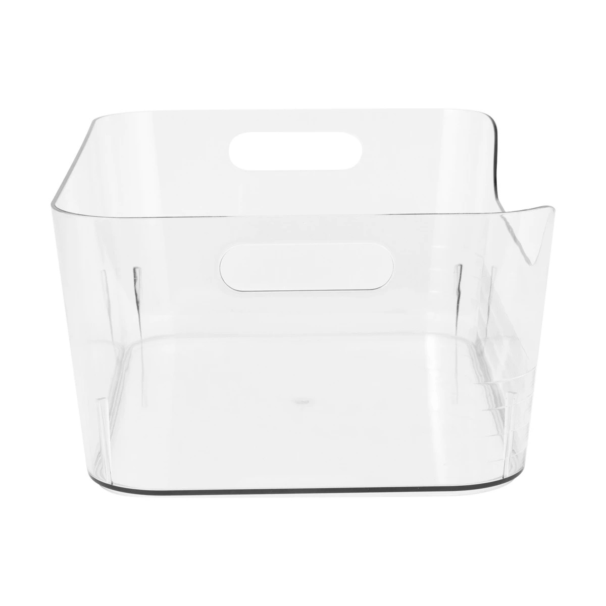 4 Medium Cut Out Edge Tub - Clear, 4 of 5
