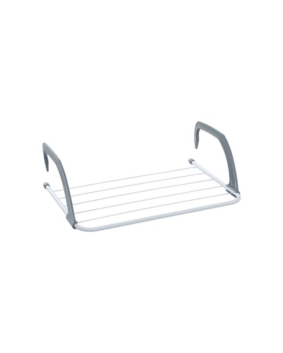 Boxsweden Airer 6 Rails Door Hanging Laundry Drying Rack Clothes Hanger Stand - White