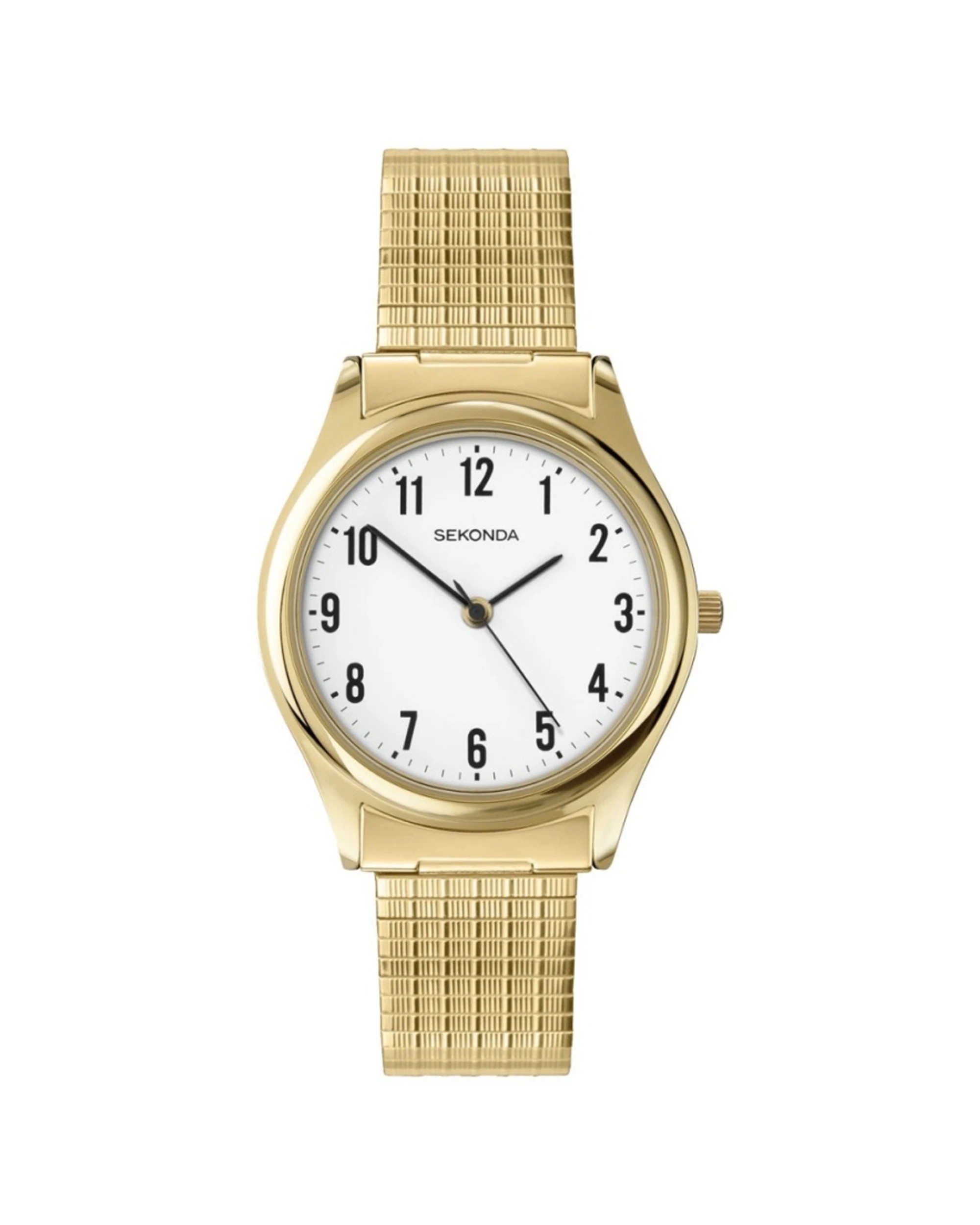 1 Sekonda Men's Classic Gold Plated Metal Band 36mm Watch 3 ATM Water Resistant, 1 of 2