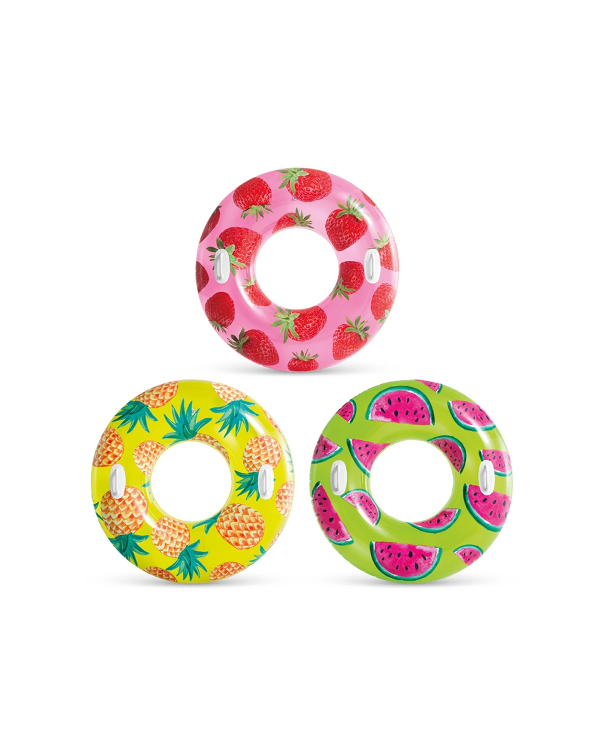 3 Intex Tropical Fruit Inflatable Swim Floating Tubes 9+ - Assorted, 3 of 4