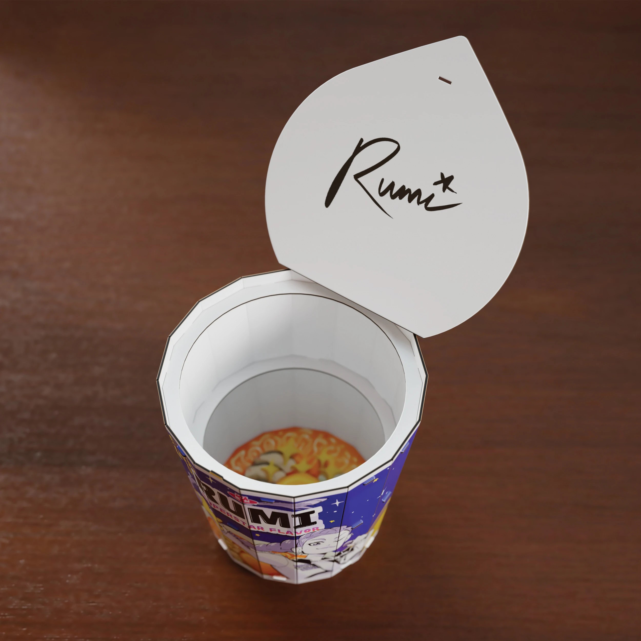 4 138 Piece KPop Demon Hunters 4D Build Rumi Ramyeon Cup 3D Puzzle Model Kit, 4 of 7