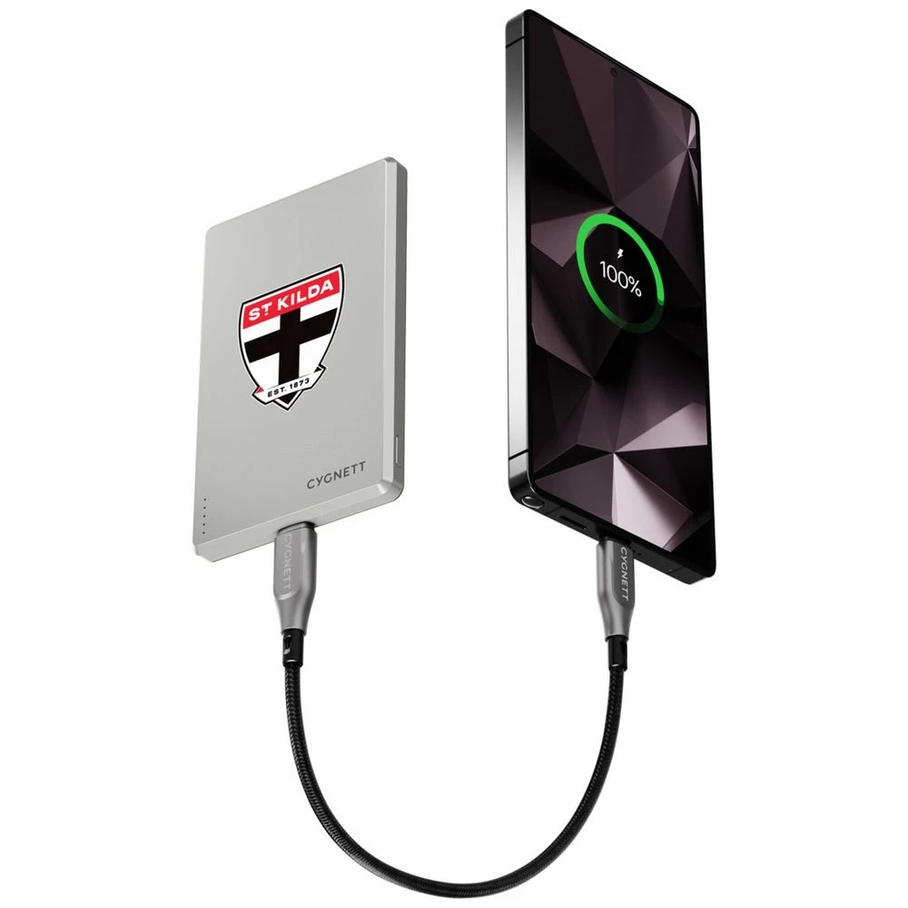 5 Cygnett 5000mAh Magslim Powerbank St Kilda Saints, 5 of 6