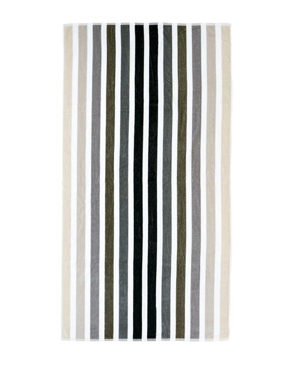Bambury Soft Cotton Jacquard Velour  Beach Towel Mirage - Grey