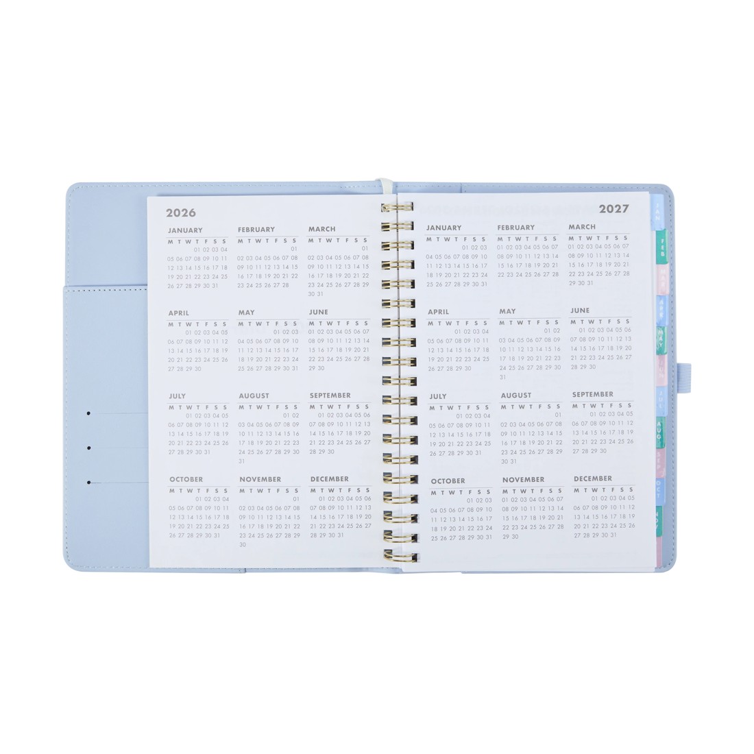 4 2026 Weekly Planner - Blue, 4 of 8