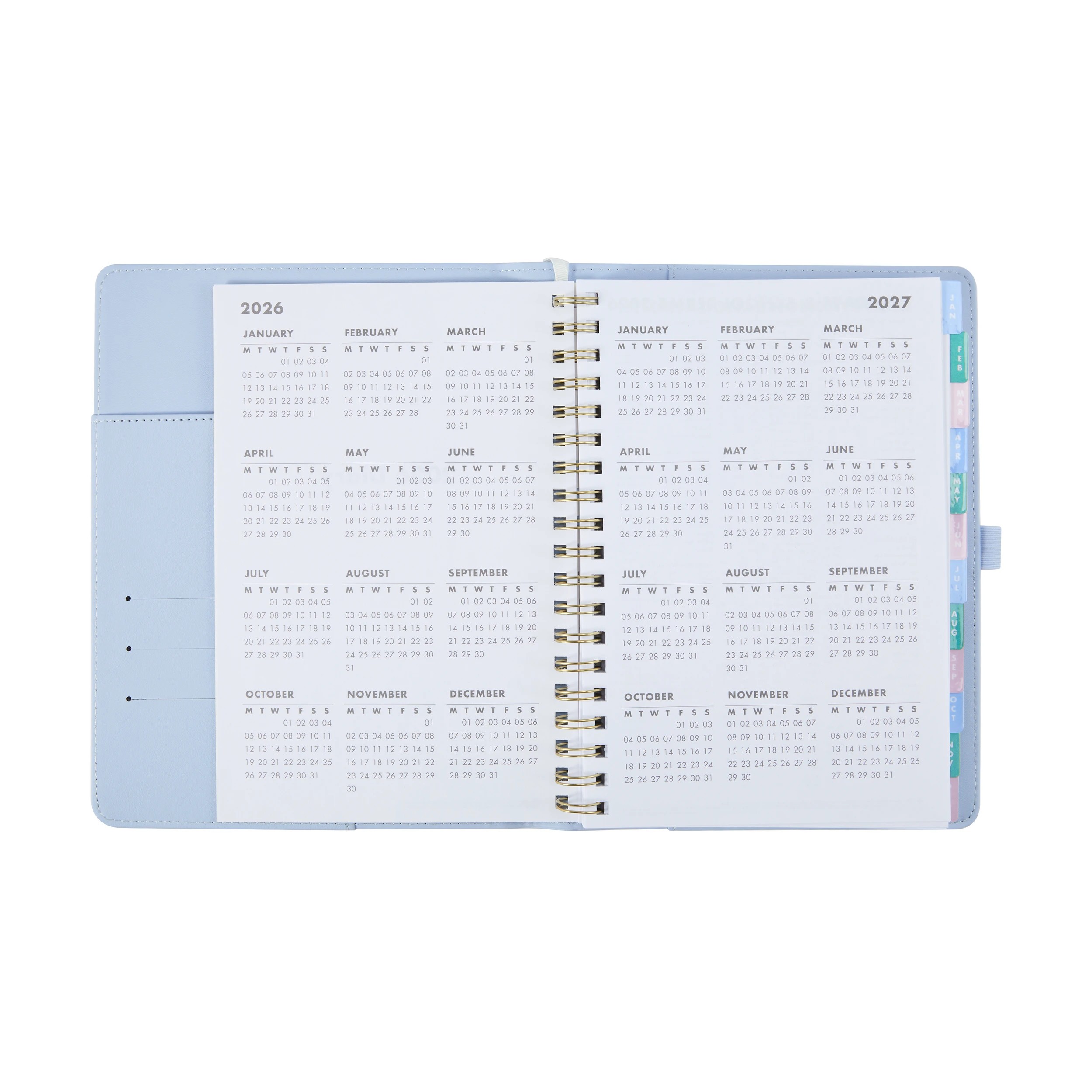 4 2026 Weekly Planner - Blue, 4 of 8