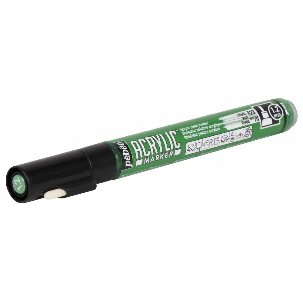 2 Pebeo Acrylic Paint Marker 1.2mm Green, 2 of 4