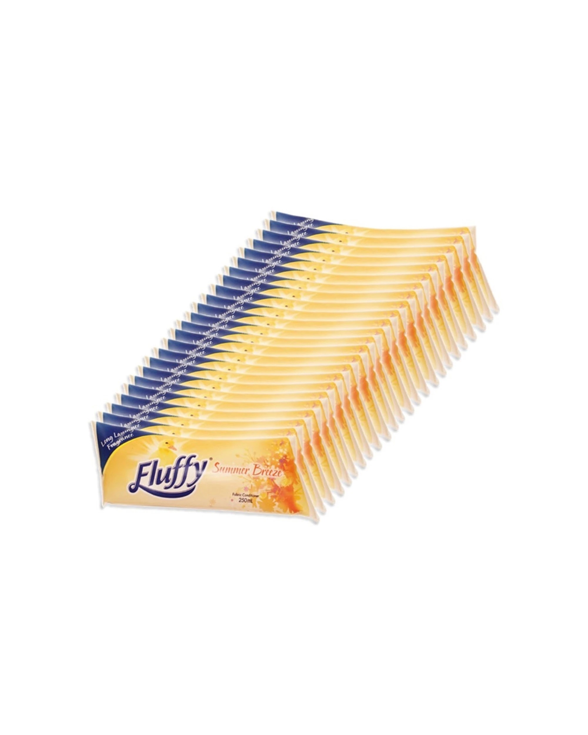 1 Fluffy 24PK Summer Breeze Fabric Softener Touch Release Technology 250ml - Assorted, 1 of 1
