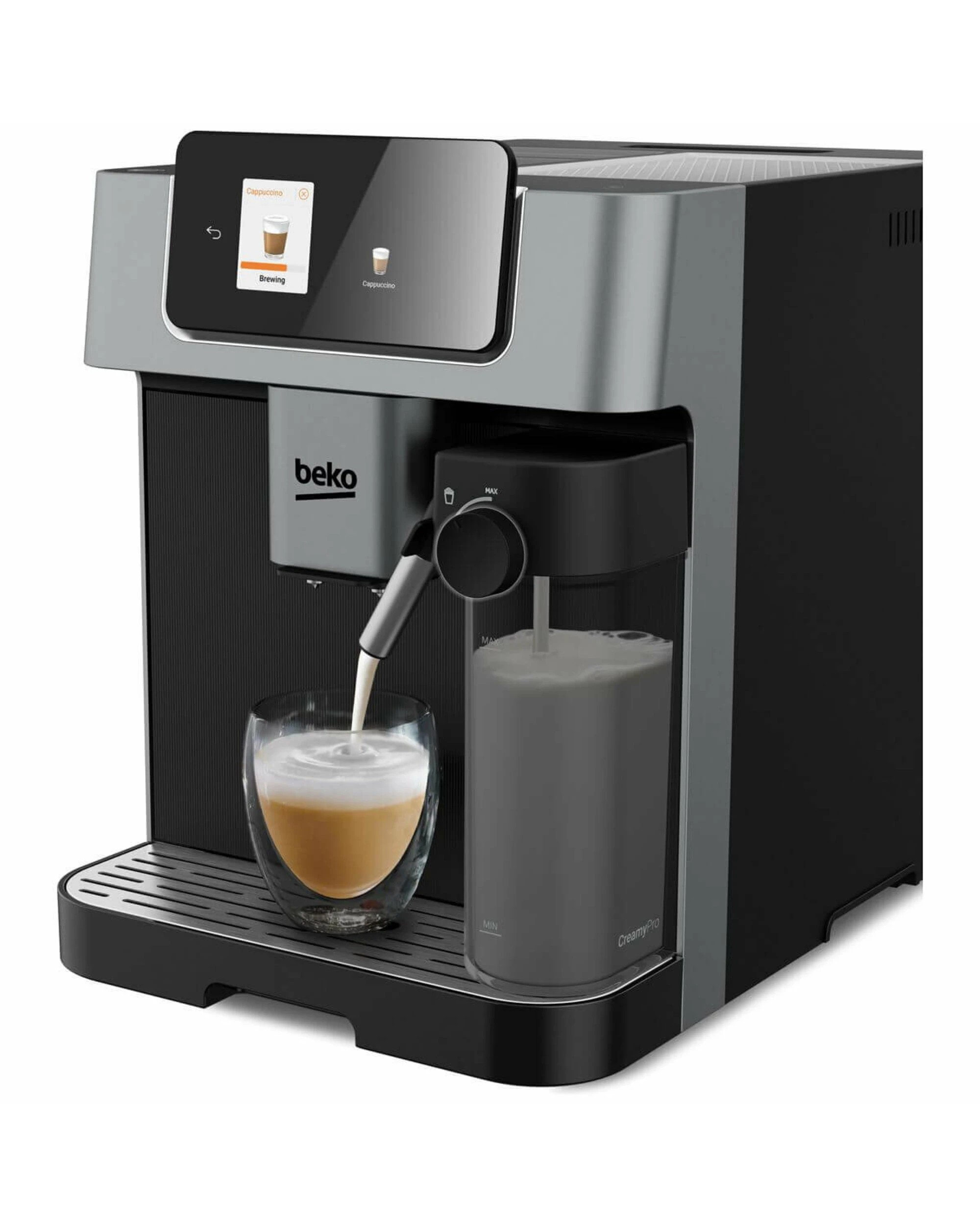 5 Beko CaffeExperto Automatic Espresso Machine with Milk Frother and Cup, 5 of 5