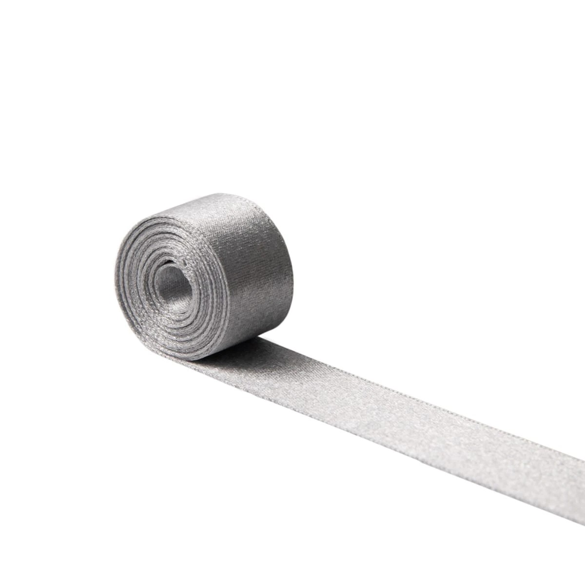 1 Hallmark Multi-Occasion 2m Fabric Ribbon - Silver Look