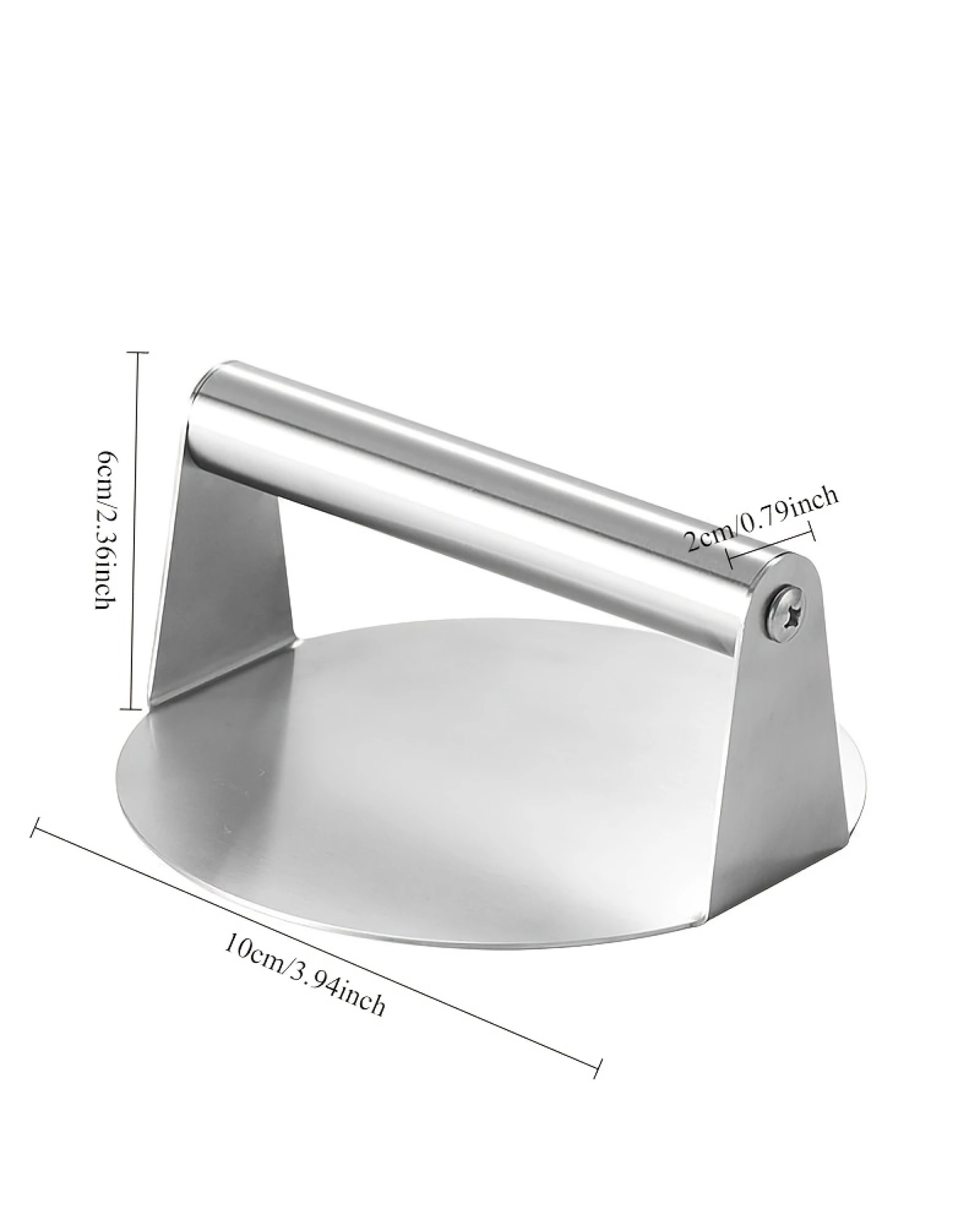 4 BR Home Burger Press Patty Maker in 304 Stainless Steel BBQ Tool, 4 of 5