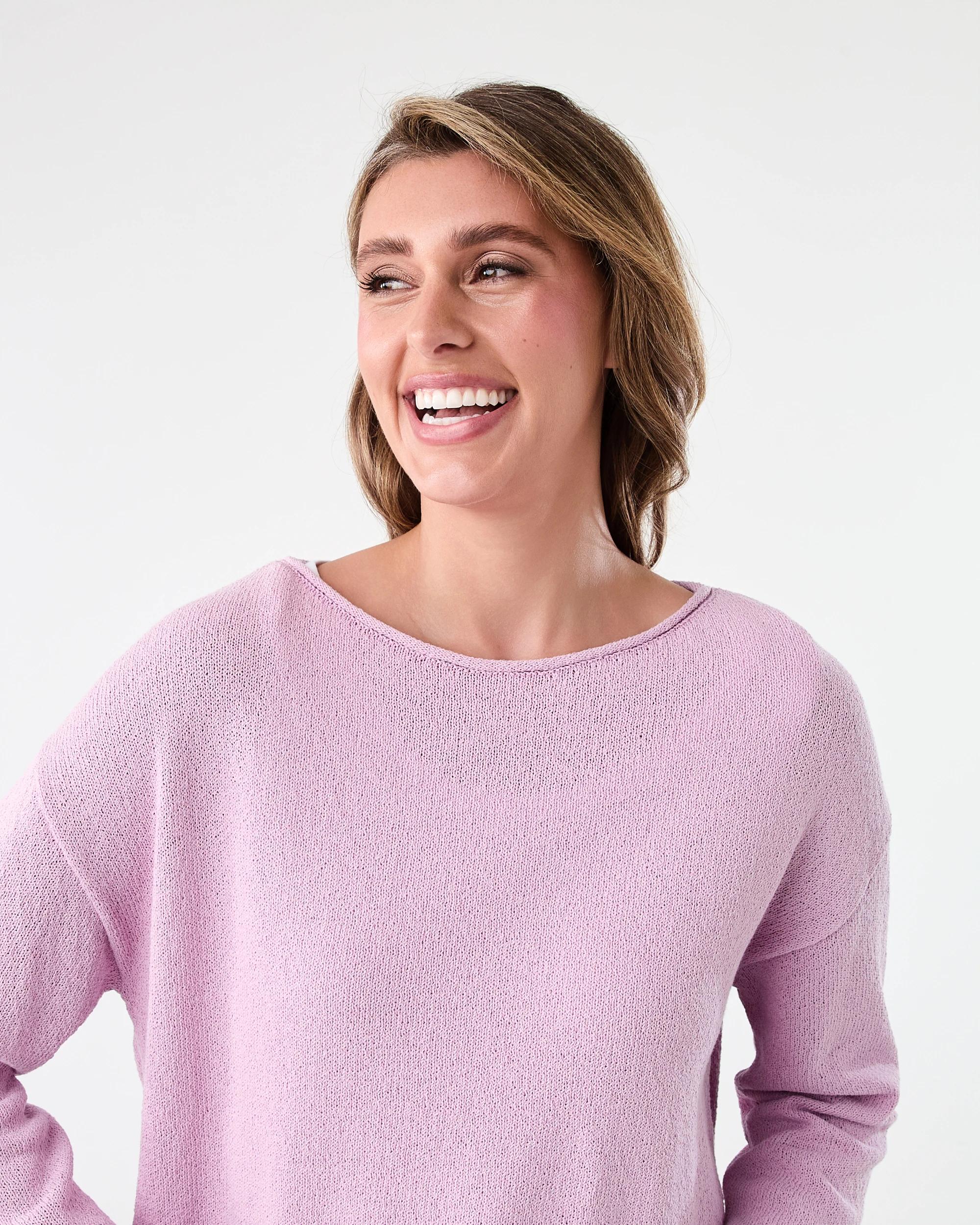 4 Boatneck Pullover Wrm Lilac, 4 of 6