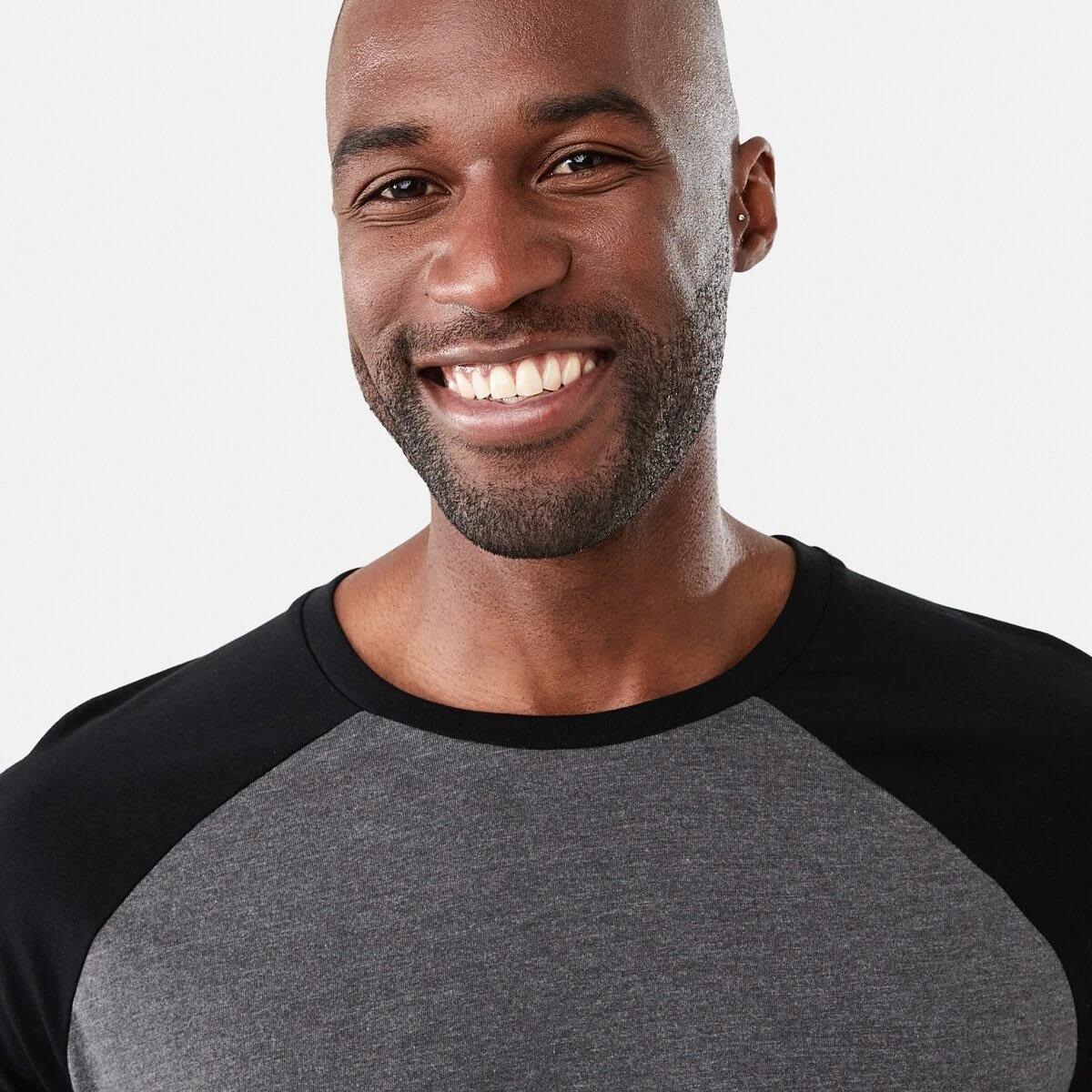 4 Long Sleeve Raglan T-shirt Black, 4 of 5