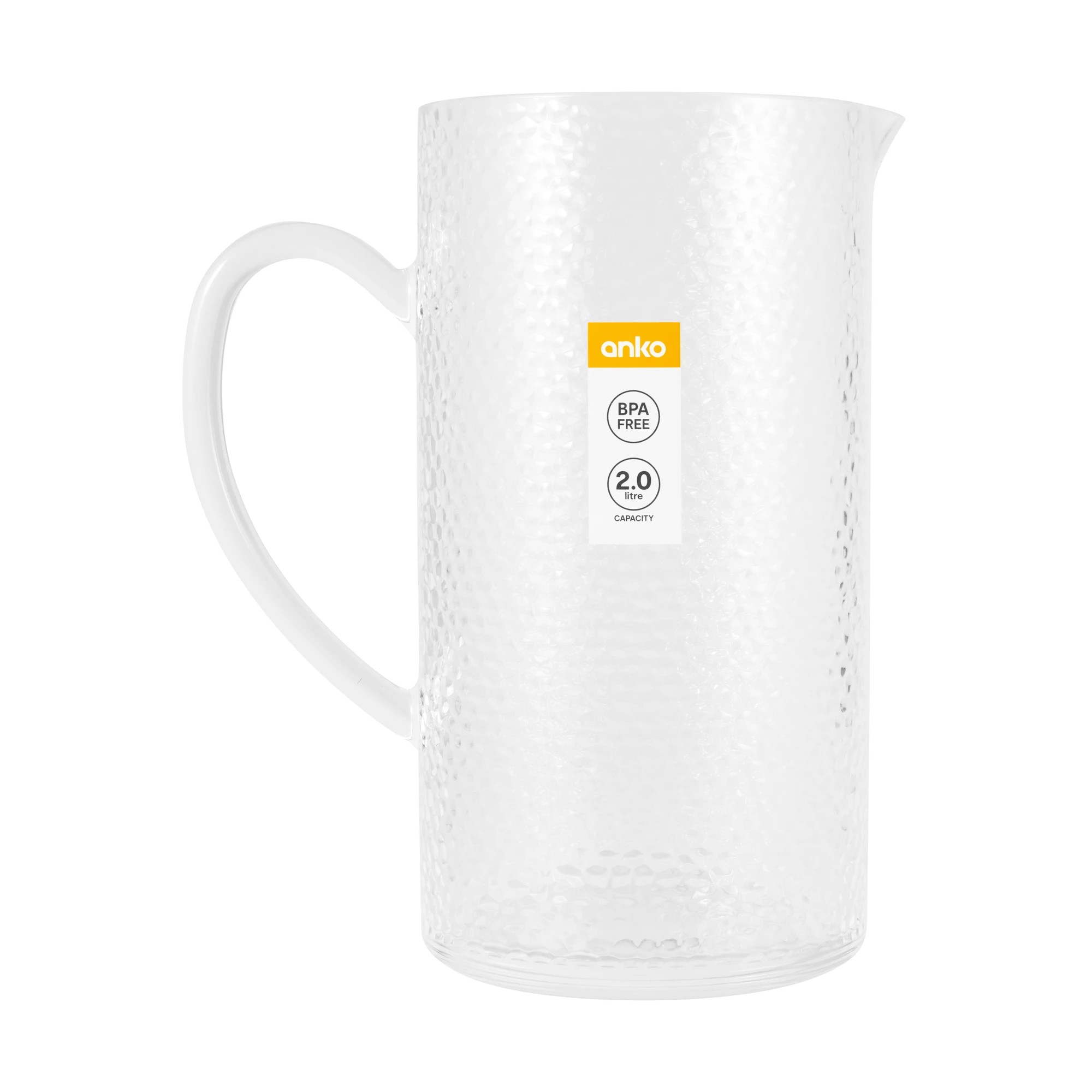 5 Clear Acrylic Hammered Jug, 5 of 5