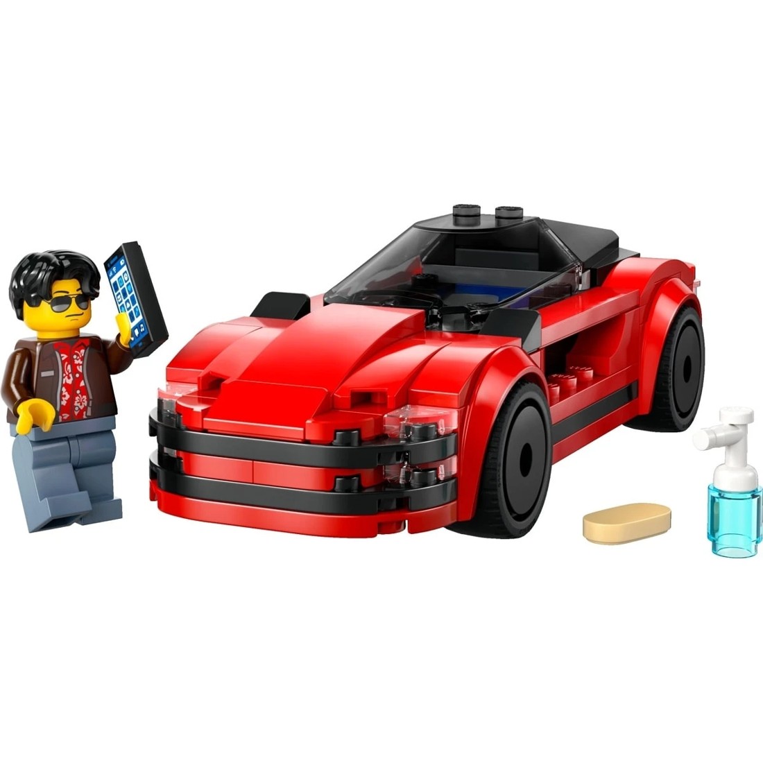 3 LEGO City Red Sports Car 60448, 3 of 9