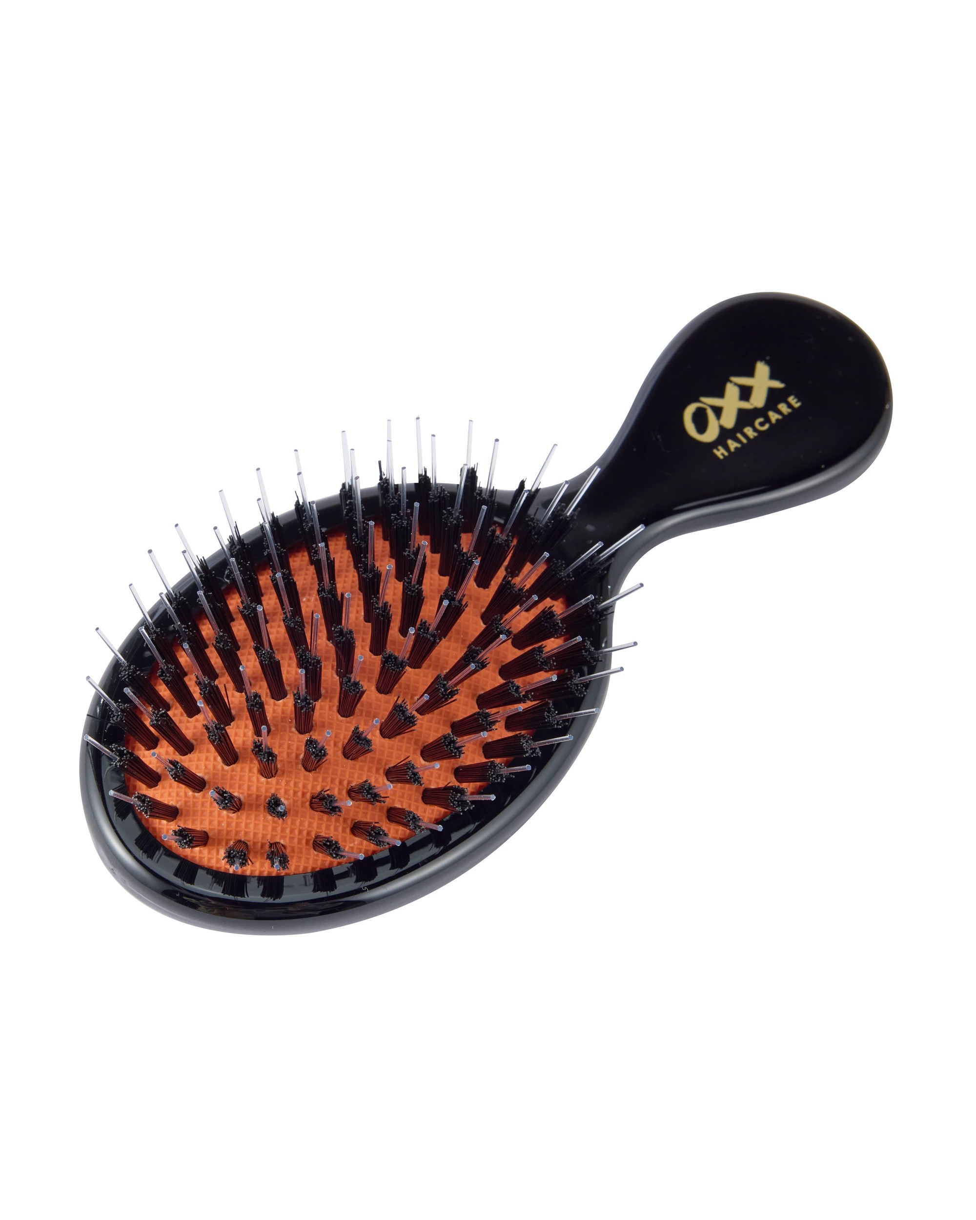 2 OXX Haircare Multi Bristle Brush - Black and Orange, 2 of 4