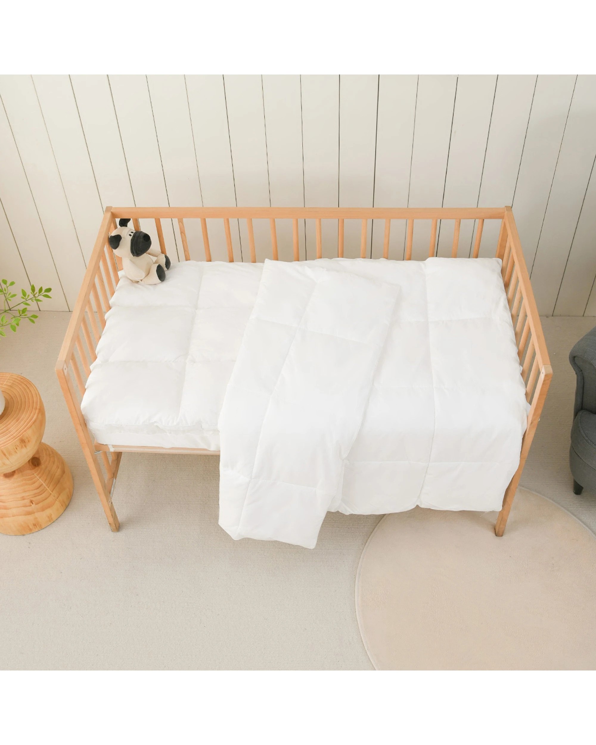 2 Dreamaker Baby Down Alternative Microfibre Quilt - COT Size - White, 2 of 5