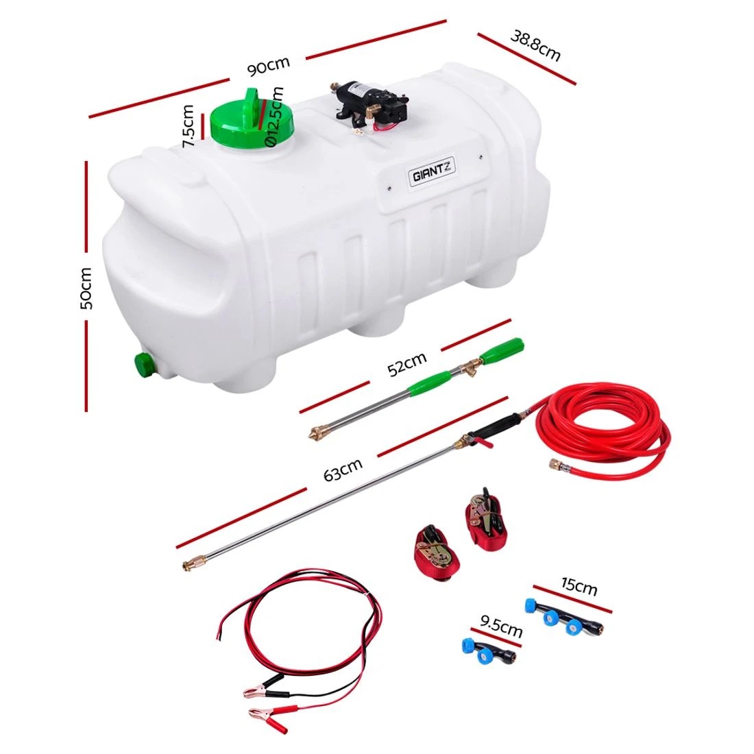 2 Giantz Weed Sprayer 100L Garden Spray - White, 2 of 9