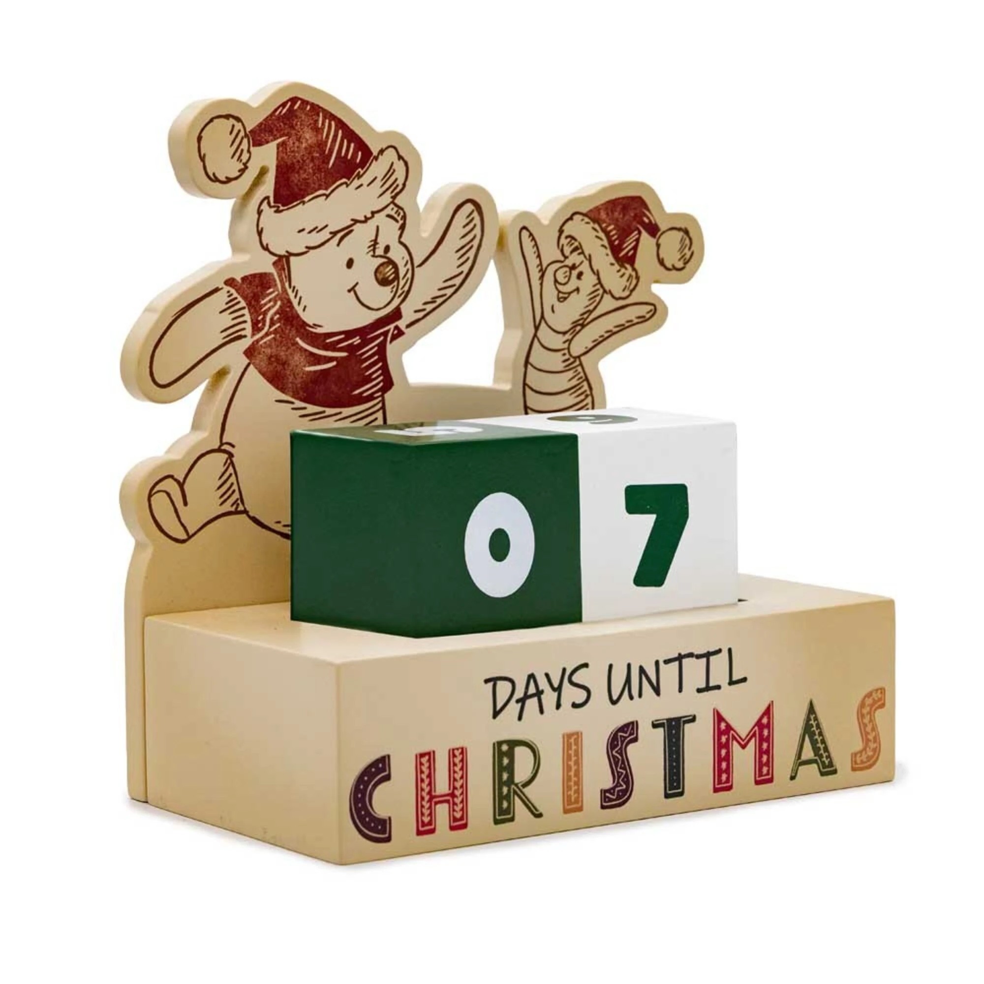 1 Disney - Winnie the Pooh - Pooh & Piglet Christmas Countdown Decoration, 1 of 3