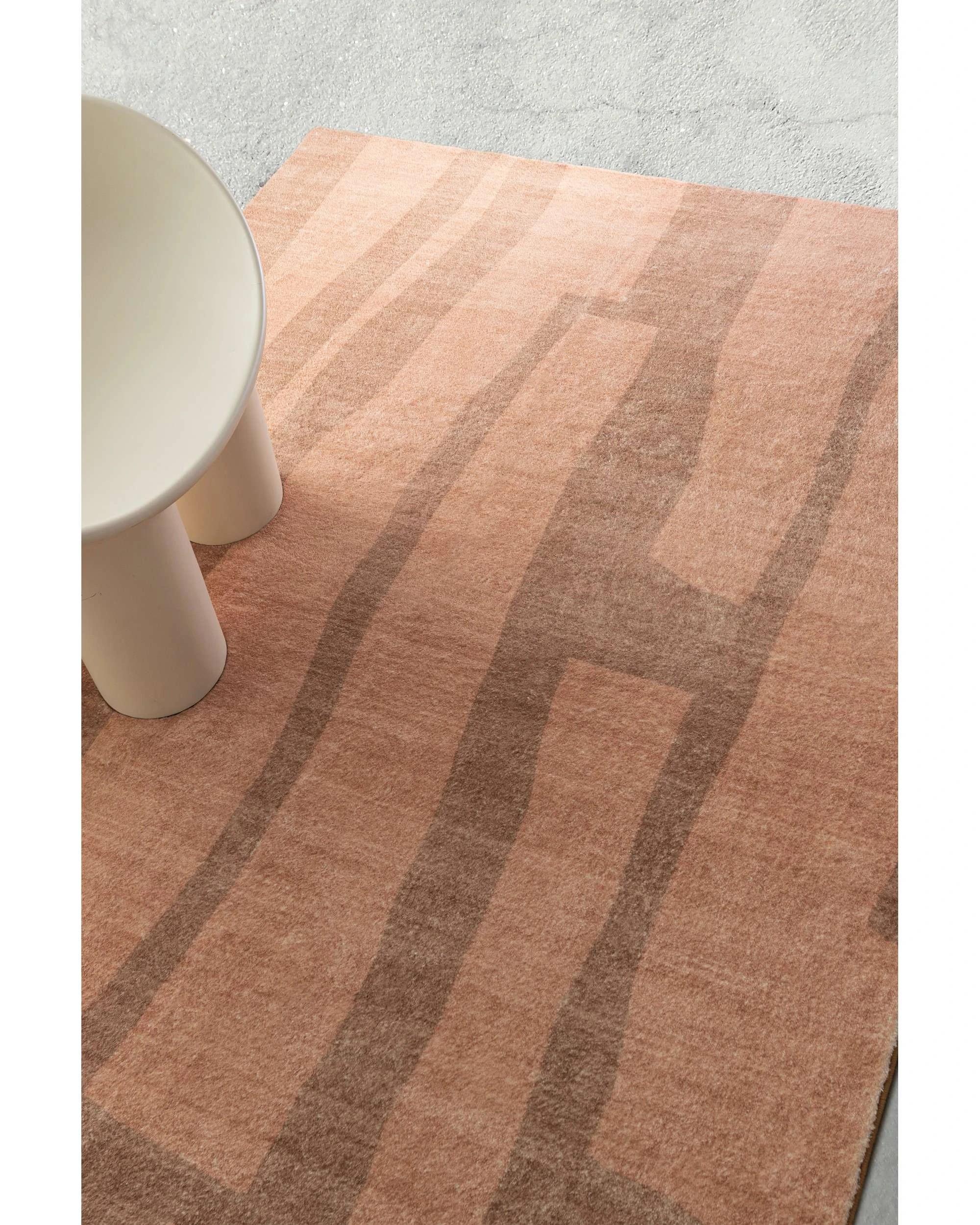 3 Loopsie Roxbury Printed Washable Rug - Brown, 3 of 8