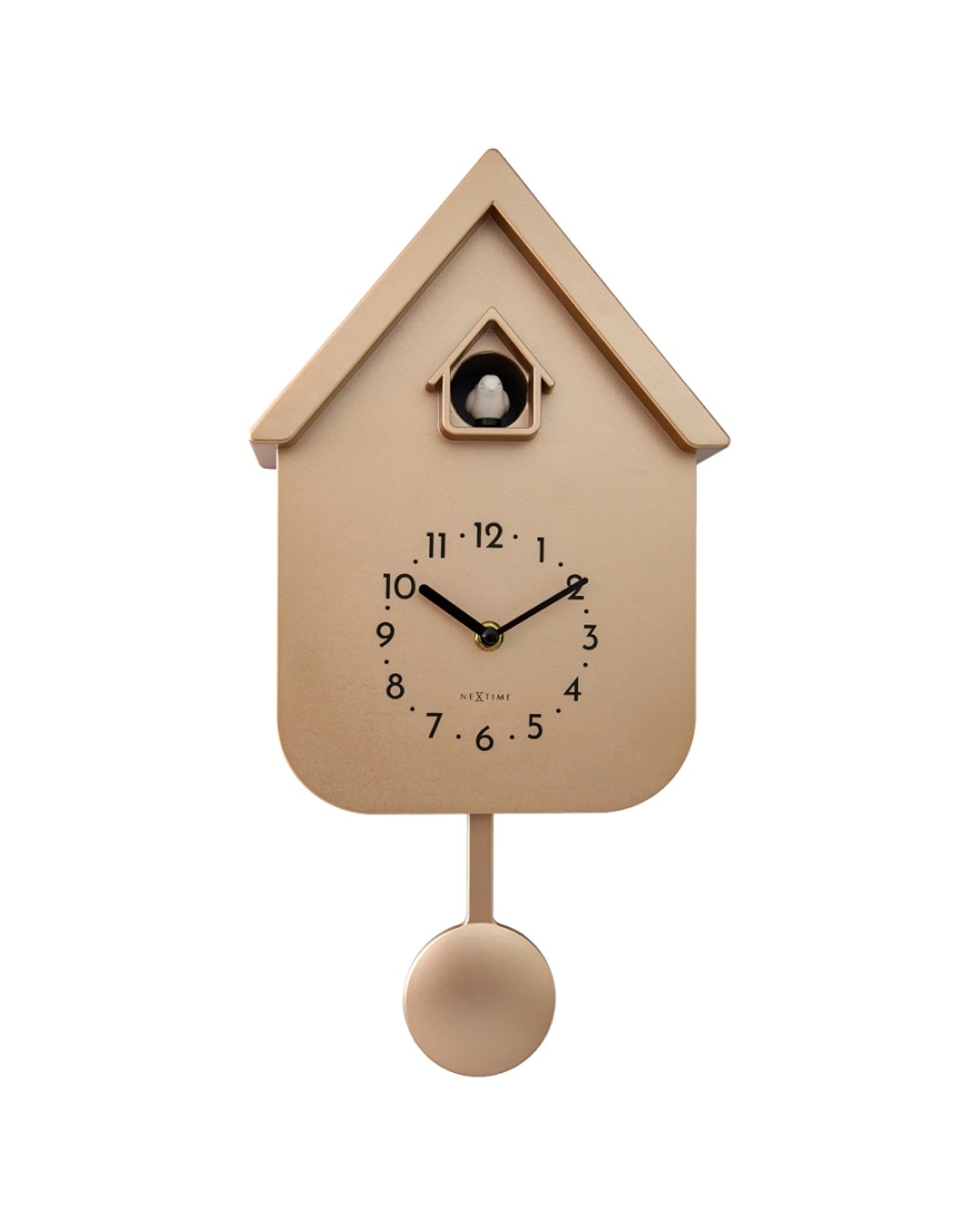 1 NeXtime Twitter Cuckoo Home Decor Wall Clock Vintage Style 21.5x41.5x8.5cm Rose, 1 of 7