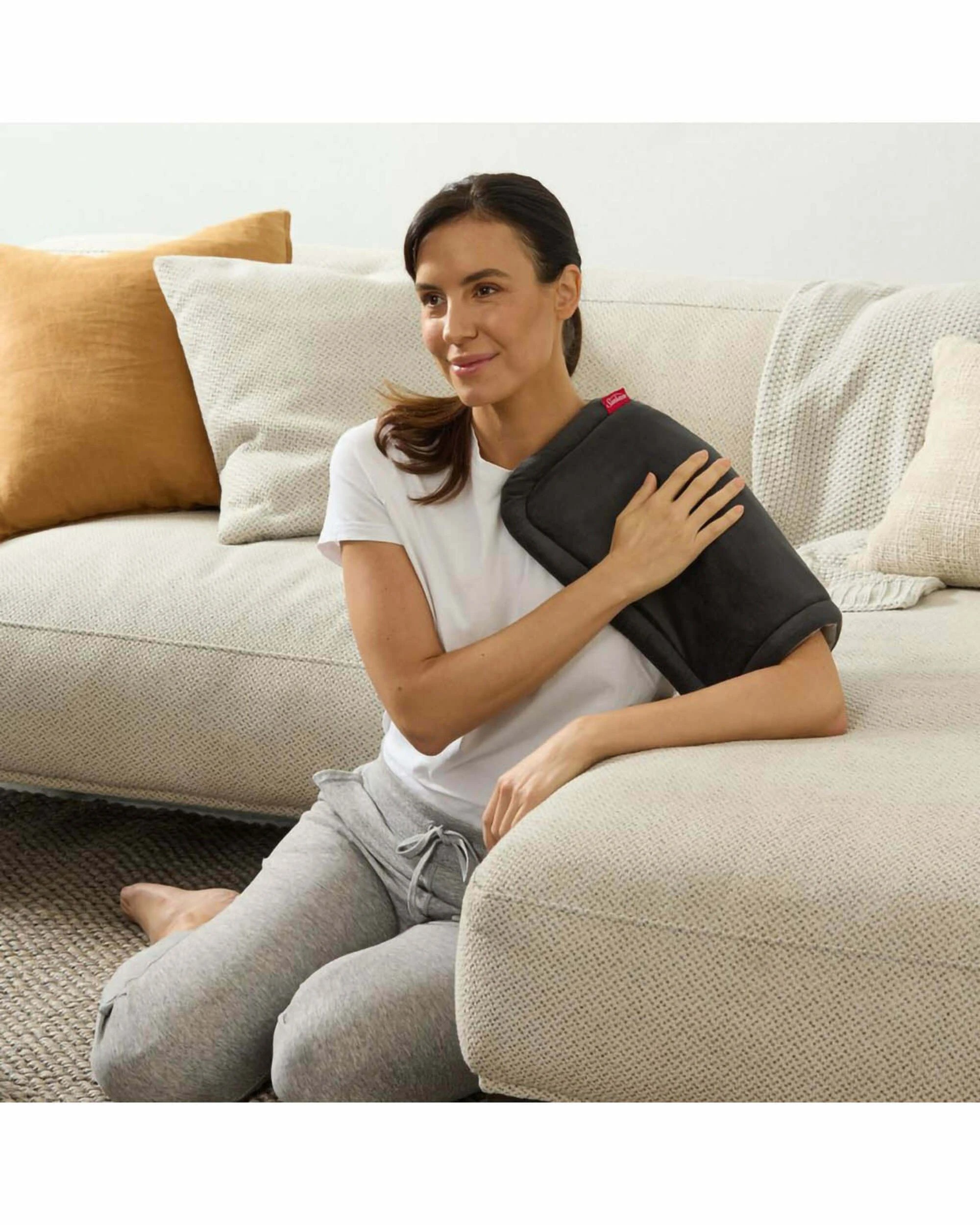 4 Sunbeam Multizone Weighted Heating Pad - BLACK, 4 of 5