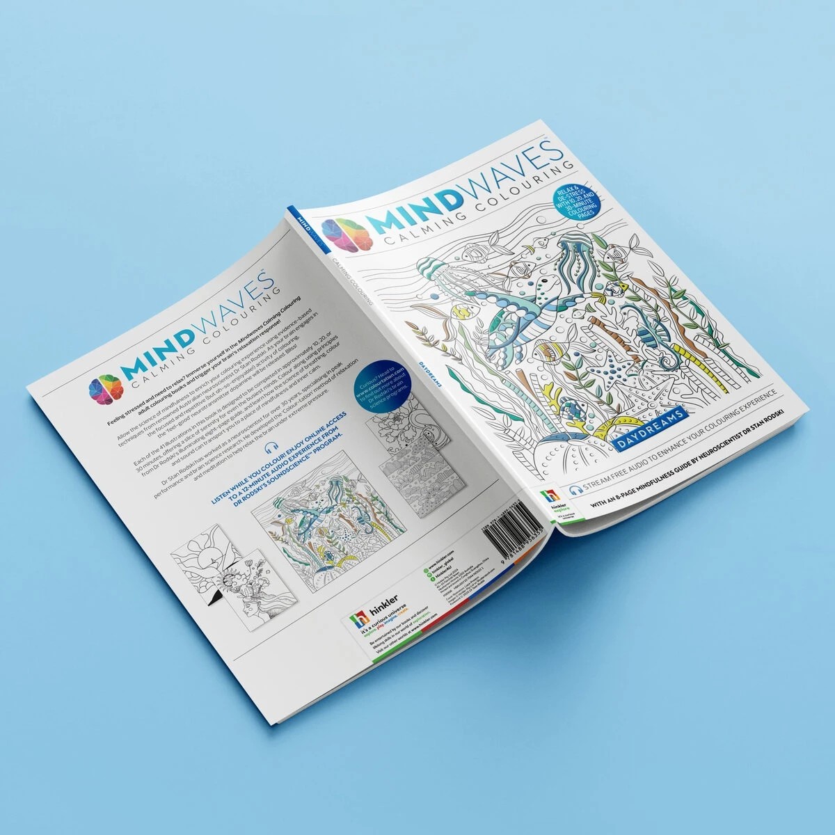 5 Mindwaves Calming Colouring: Daydreams - Book, 5 of 5