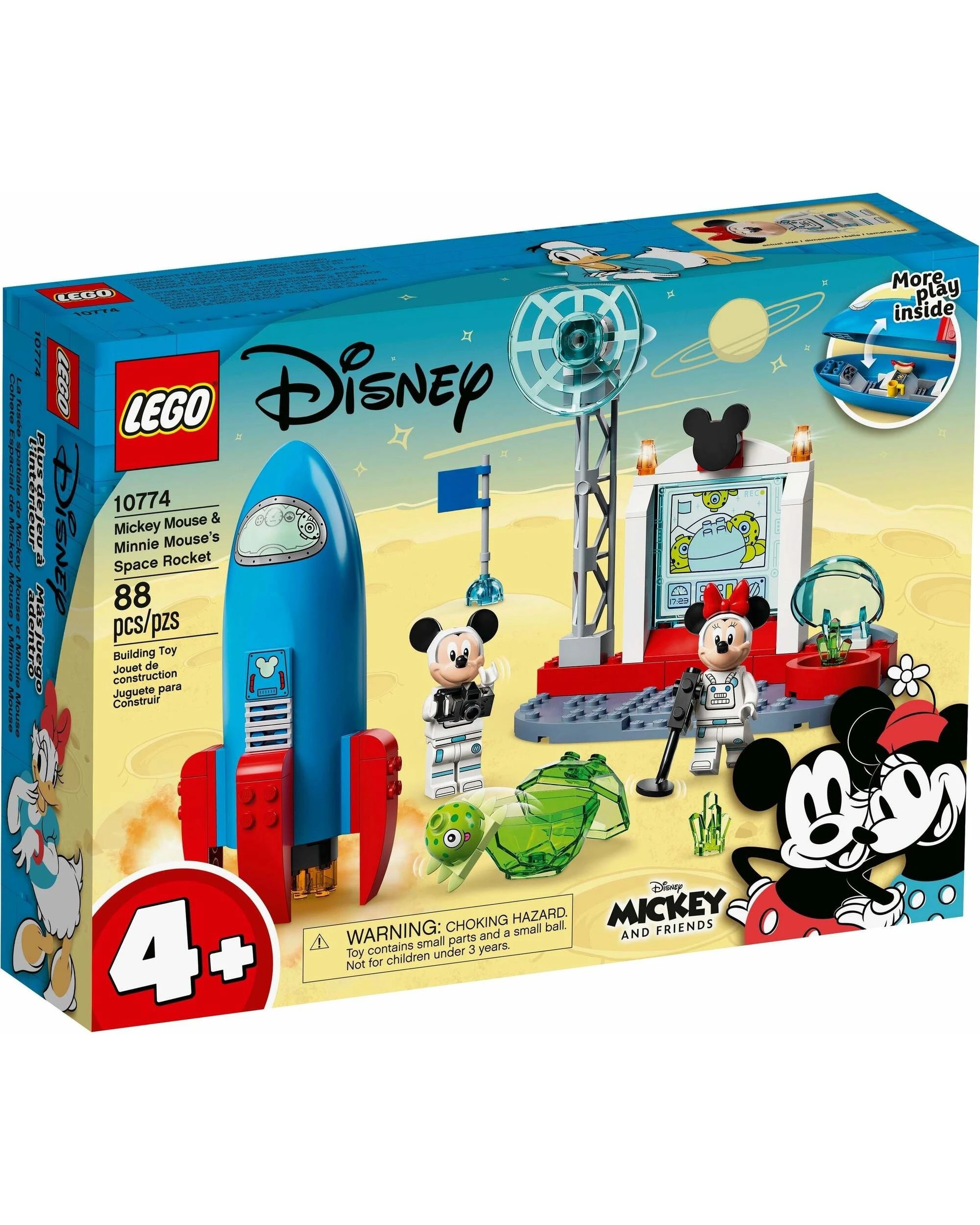 1 LEGO 10774 Mickey & Minnie Space Rocket Playset 4+, 1 of 5