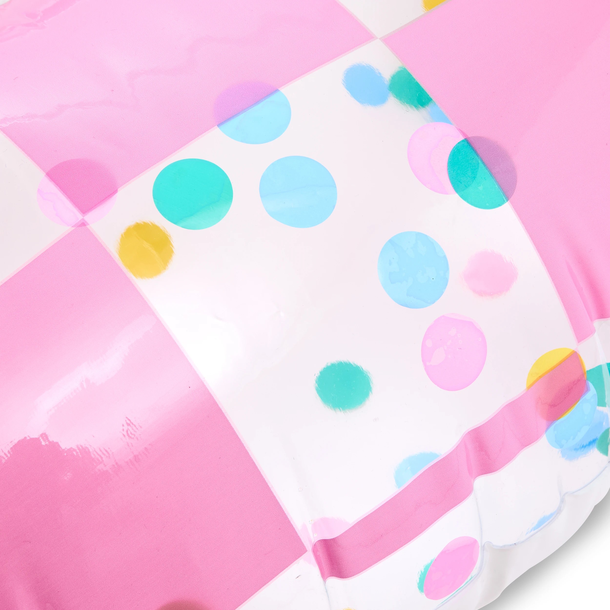 6 Inflatable Checker Swim Ring, 6 of 9