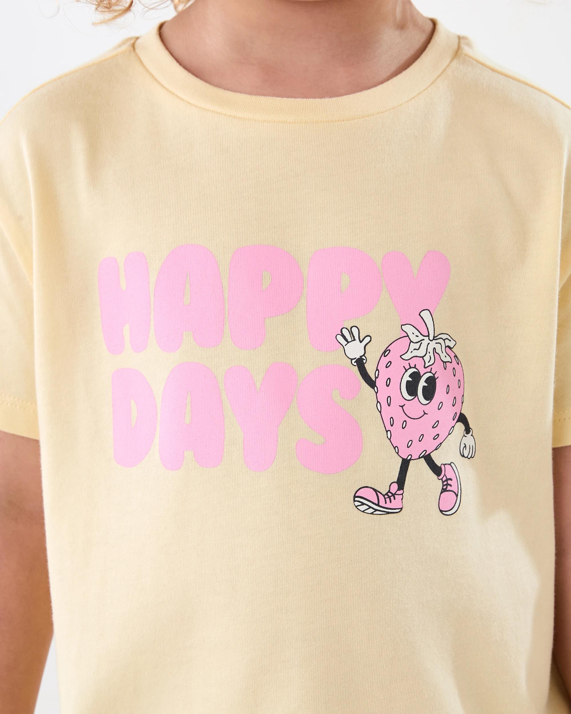 5 Printed T-shirt Ylw Slogan, 5 of 7