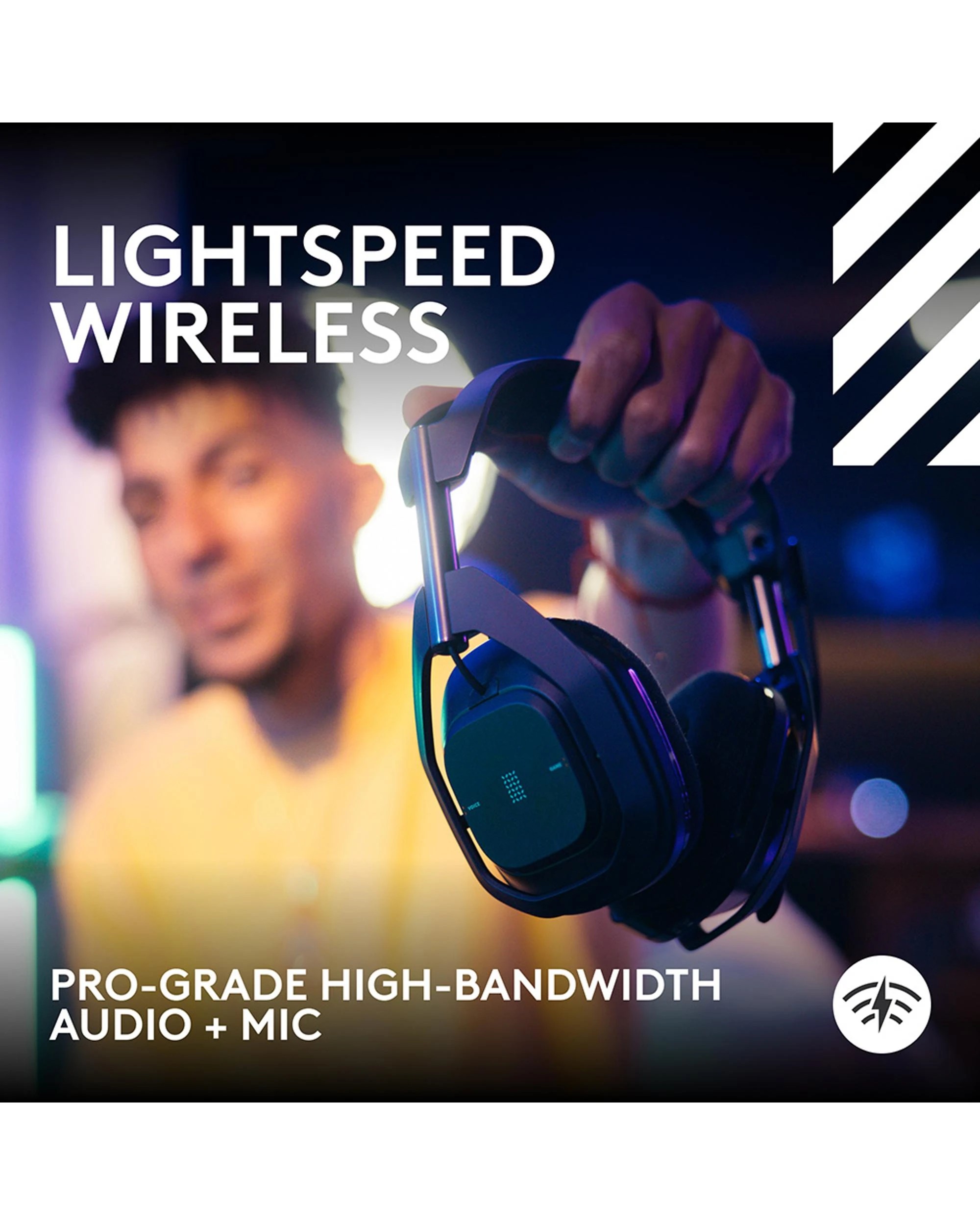 4 Logitech G Astro A50 X LIGHTSPEED Wireless Gaming Headset + Base Station
 - black, 4 of 10