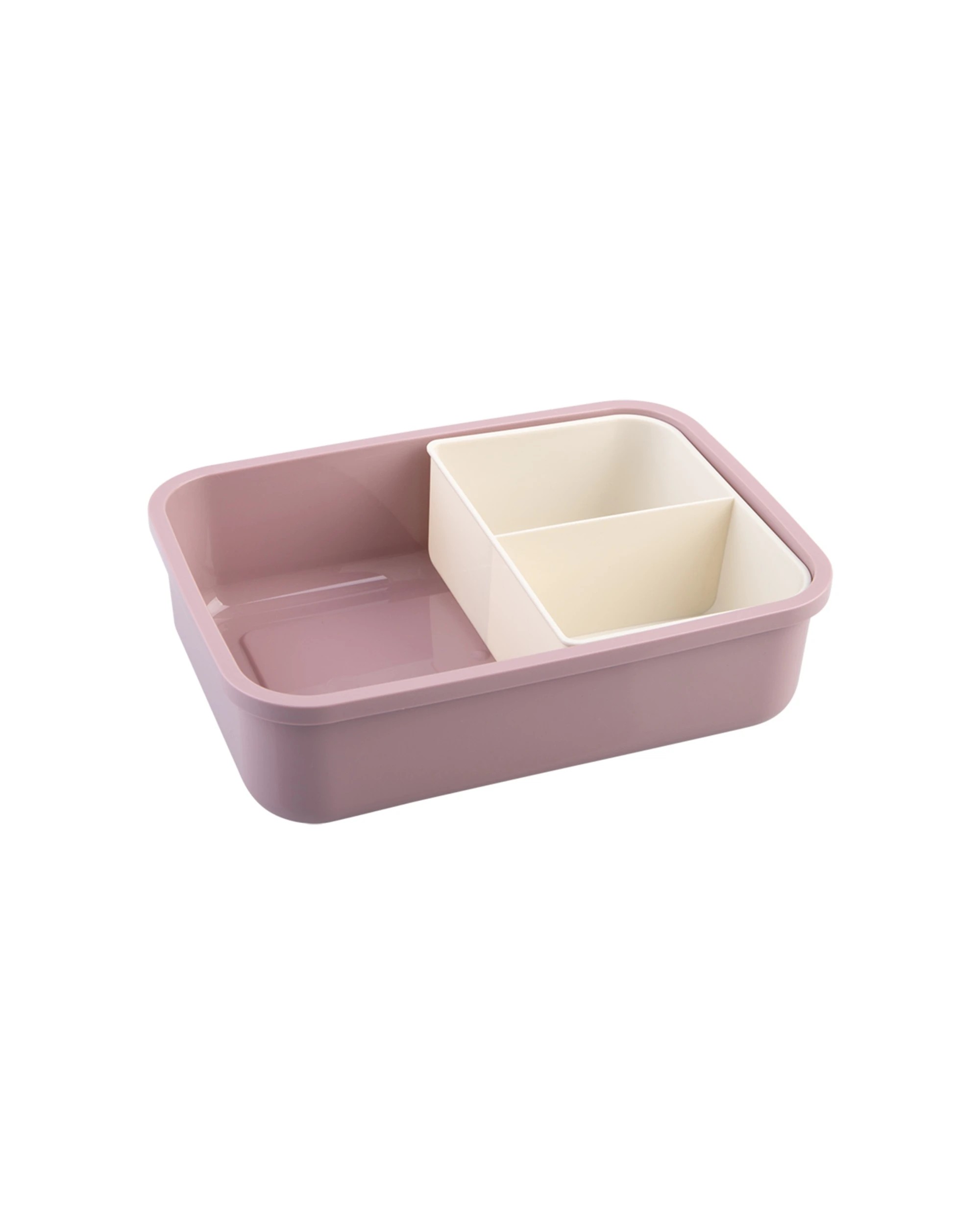 1 Melii Luxe Bento Box 3 Compartments 1.25L Child Friendly Lunch Easy Lock Lid - Pink, 1 of 1