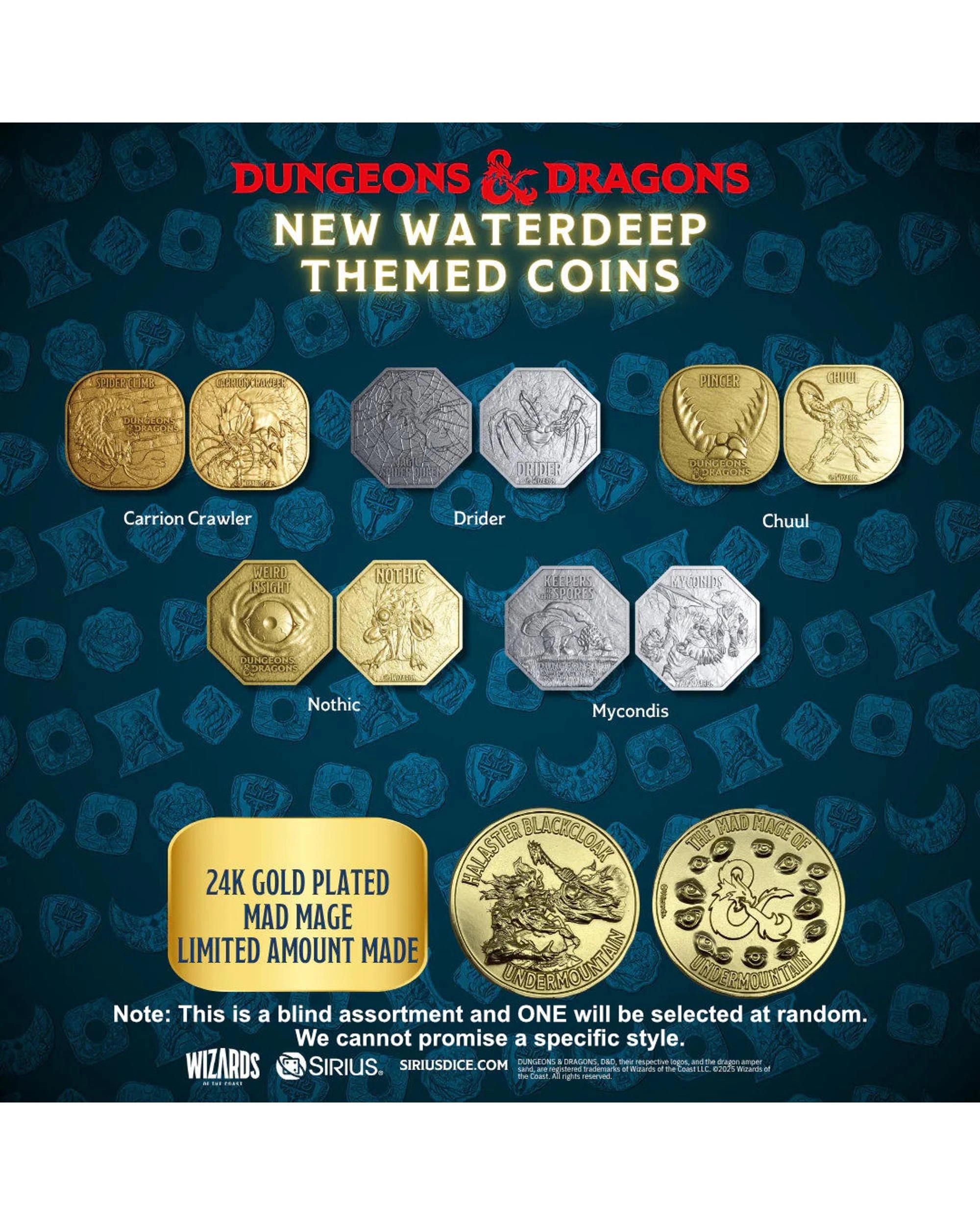 5 Sirius Dice Dungeons and Dragons Undermountain Blind Bag, 5 of 7