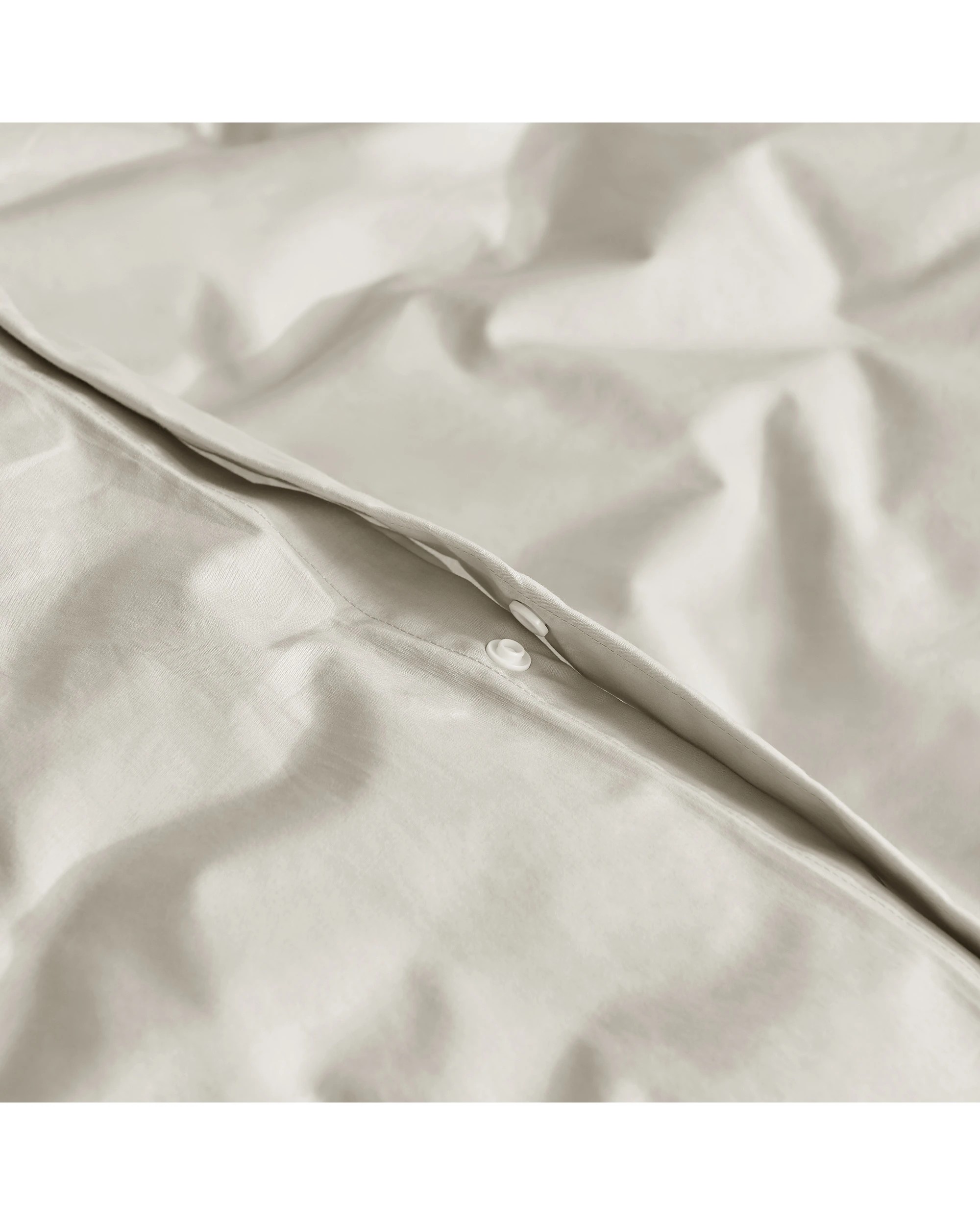 3 Dreamaker 300TC Cotton Percale Quilt Cover Set - Queen Bed - Oat, 3 of 6