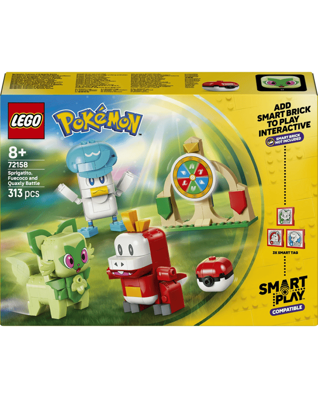 LEGO Pokemon SMART Play: Sprigatito, Fuecoco and Quaxly Battle 7