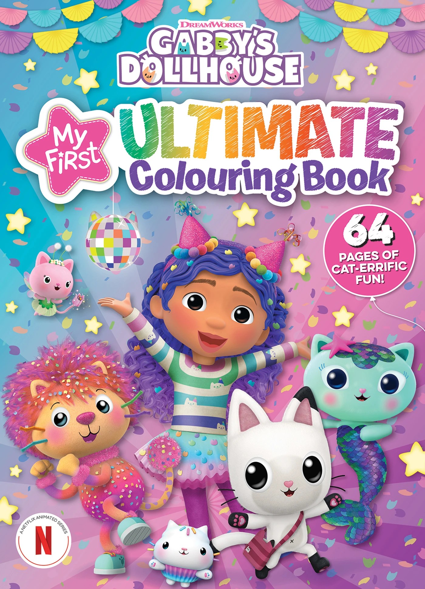1 Gabby's Dollhouse My First Ultimate Colouring Book