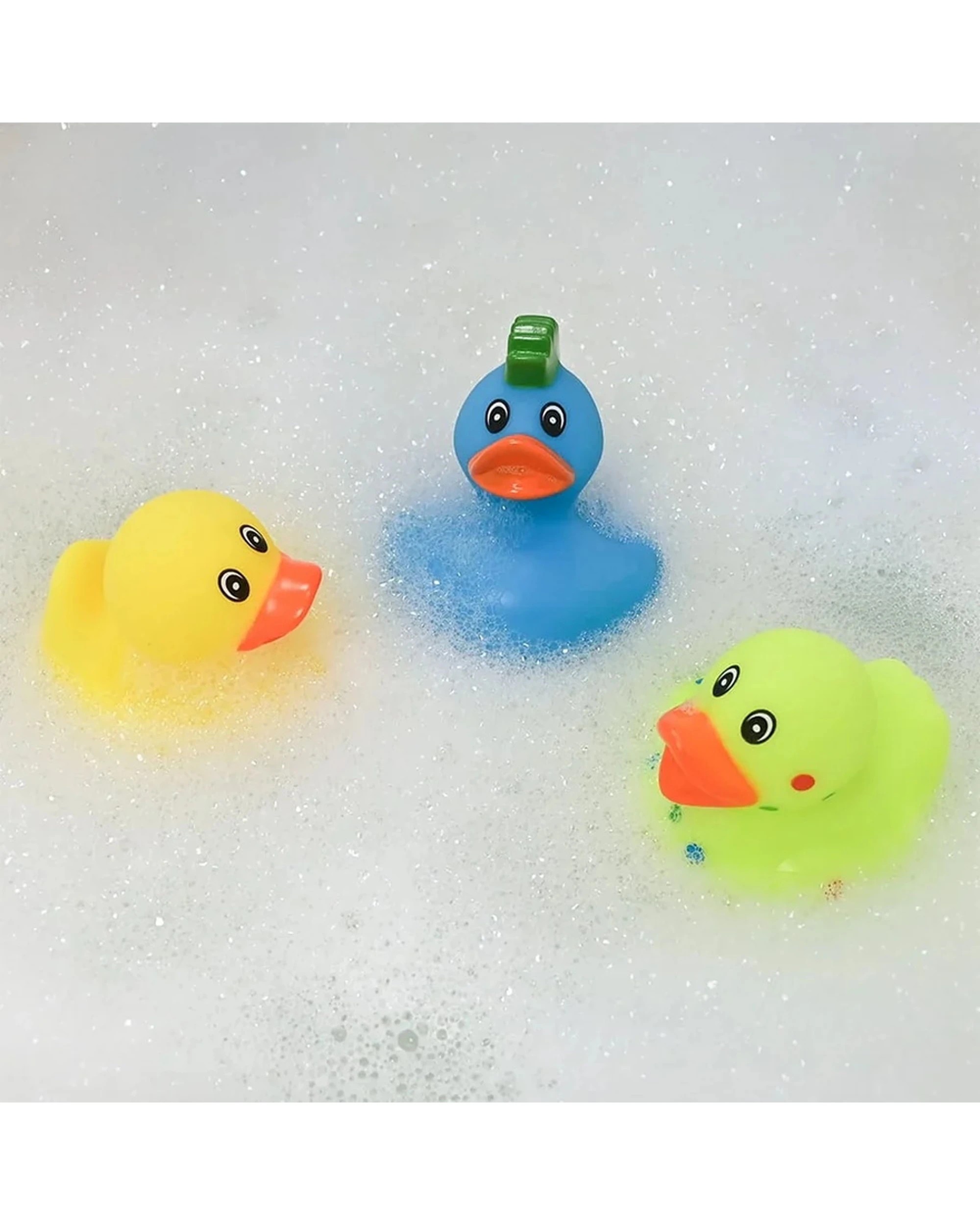 4 Impulse Character Colour Lux Bath Ducks Toy Water Resistant - Multi, 4 of 5