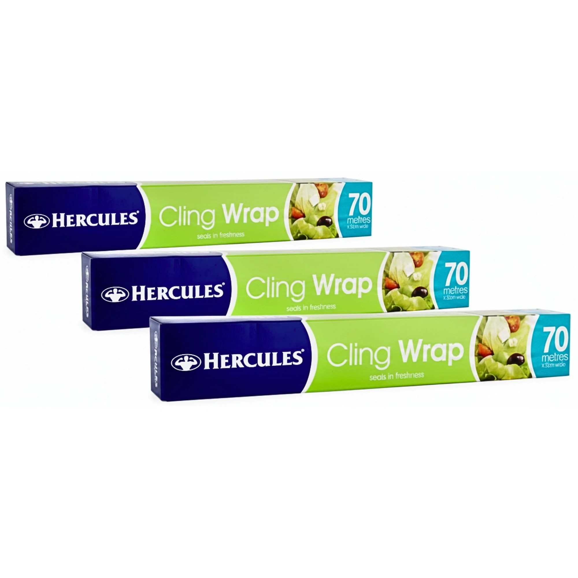 1 Hercules Cling Wrap 70mtr x3, 1 of 1