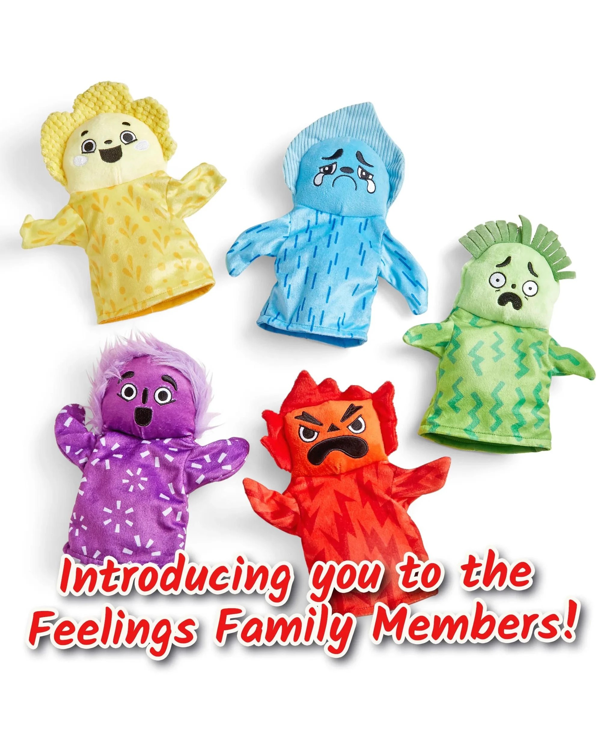 2 Hand2Mind Feelings Family Hand Puppets, 2 of 7