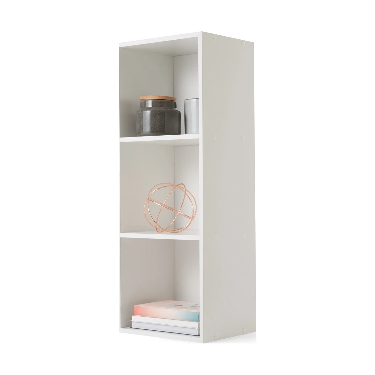 9 3 Tier Bookshelf White, 9 of 11