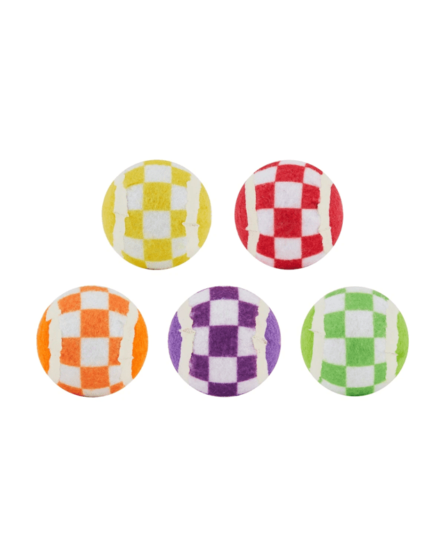 5 Pack Pet Toy Checkered B