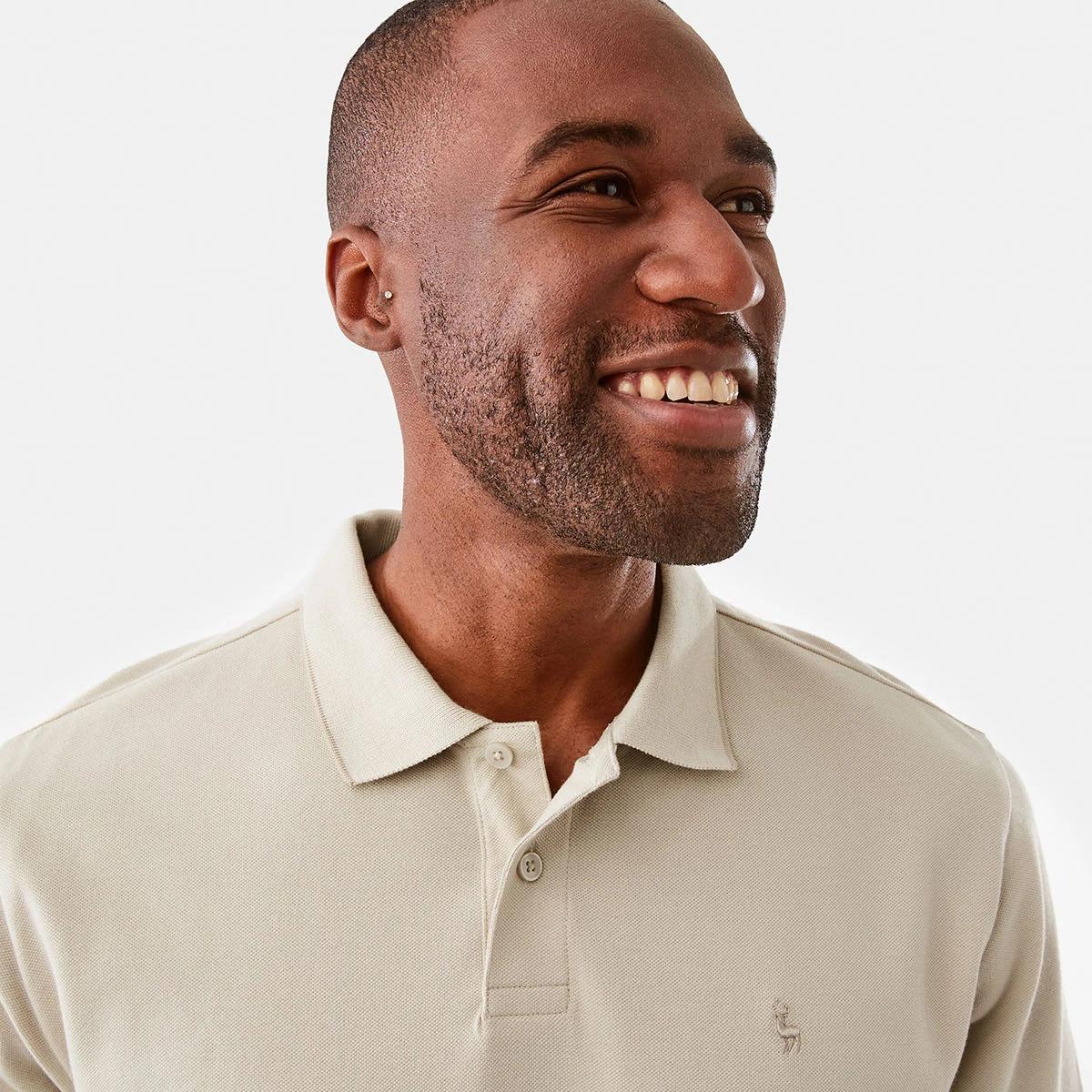 4 Tipped Pique Polo Shirt Bge Pelcan, 4 of 7