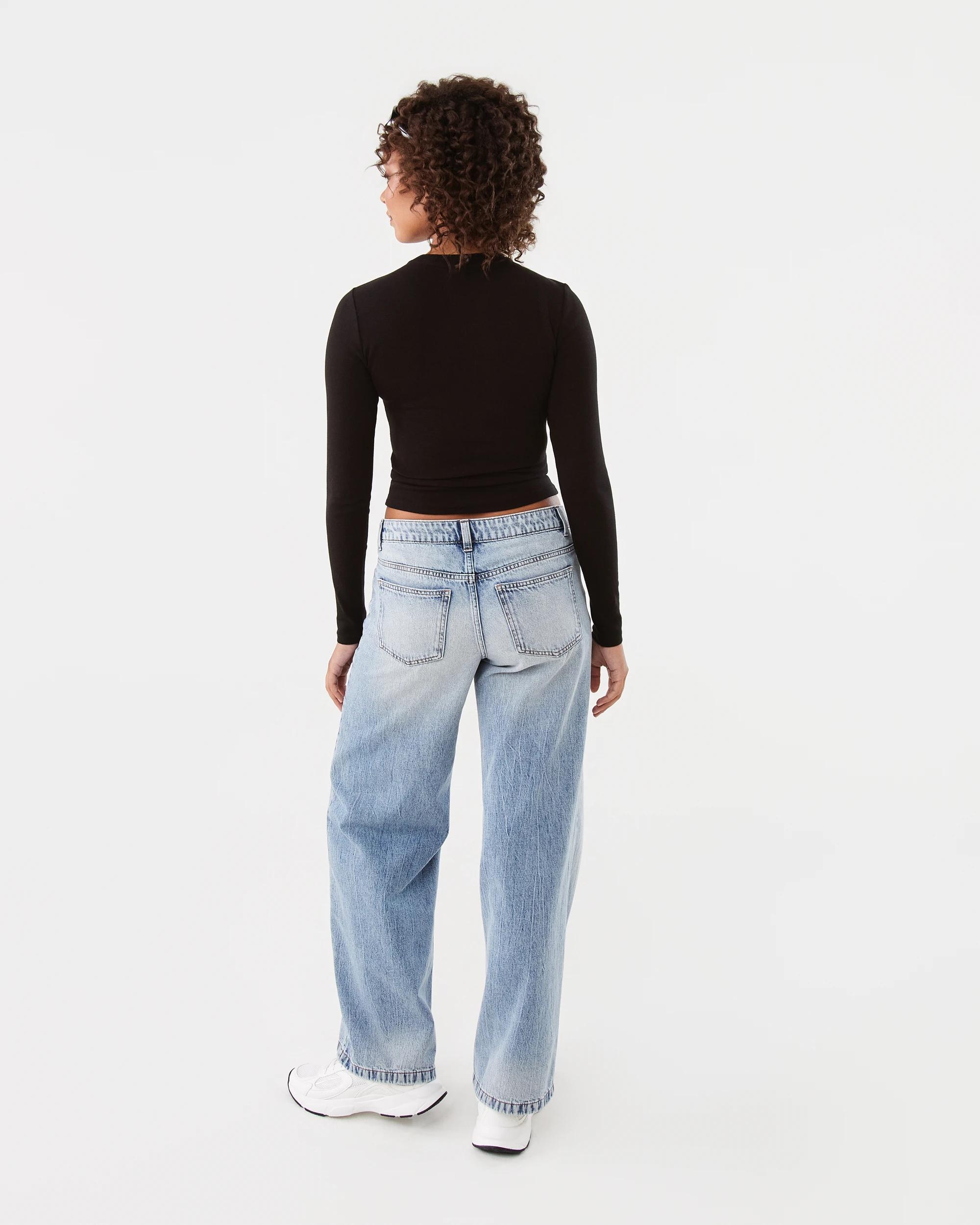 4 Long Sleeve Neat Fit T-shirt Black, 4 of 6